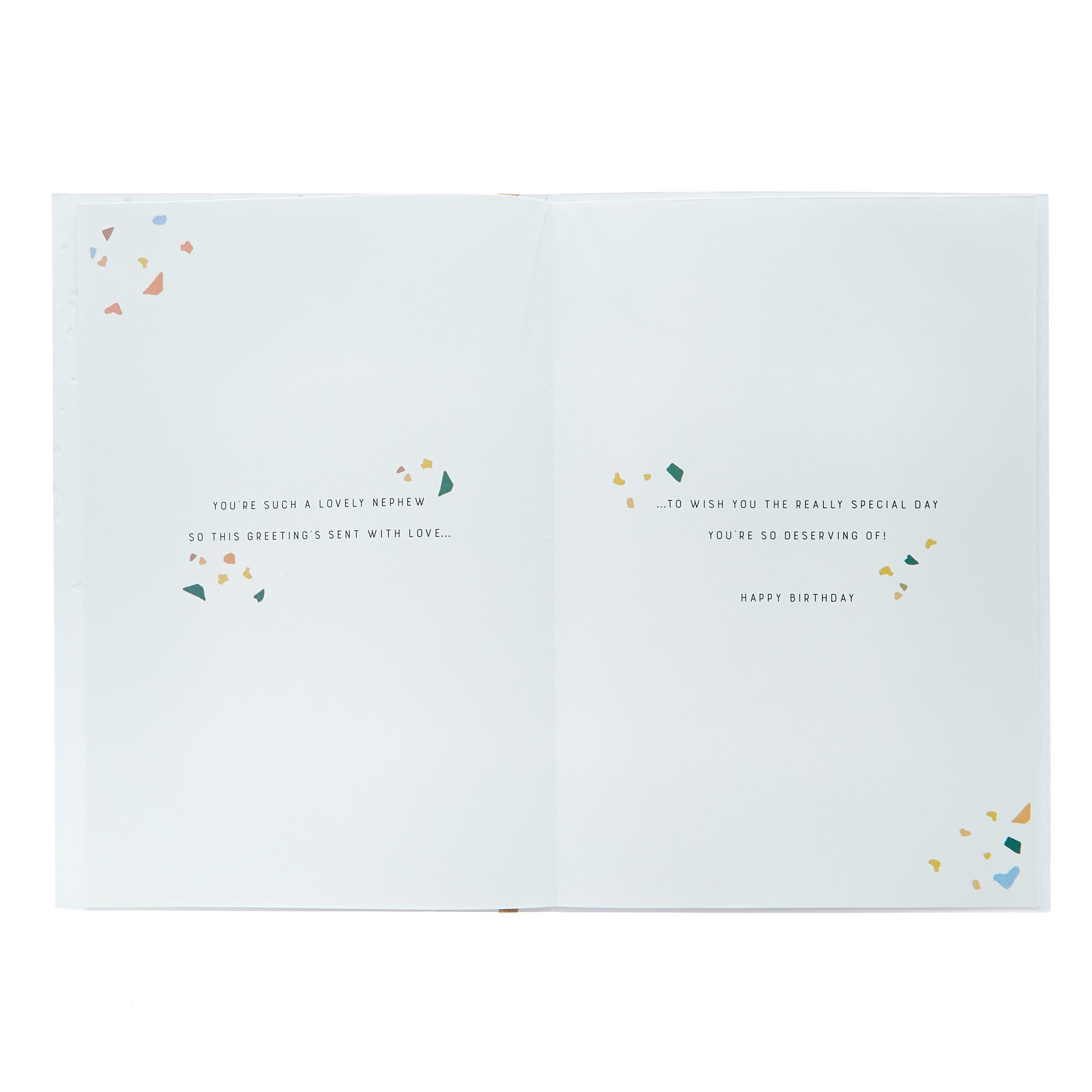 Nephew Just For You Hugs Birthday Card