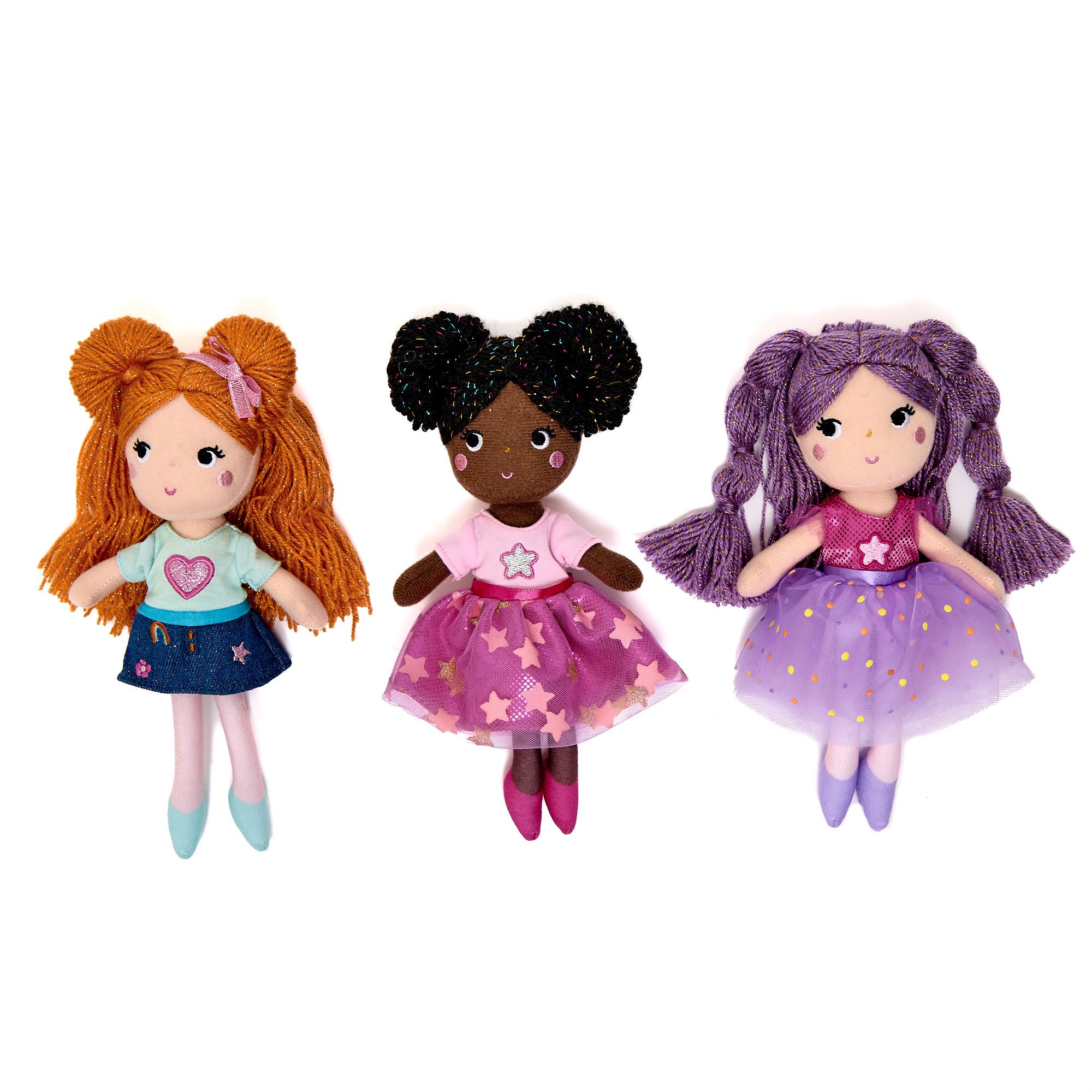 Besties Forever Dolls Soft Toy Trio