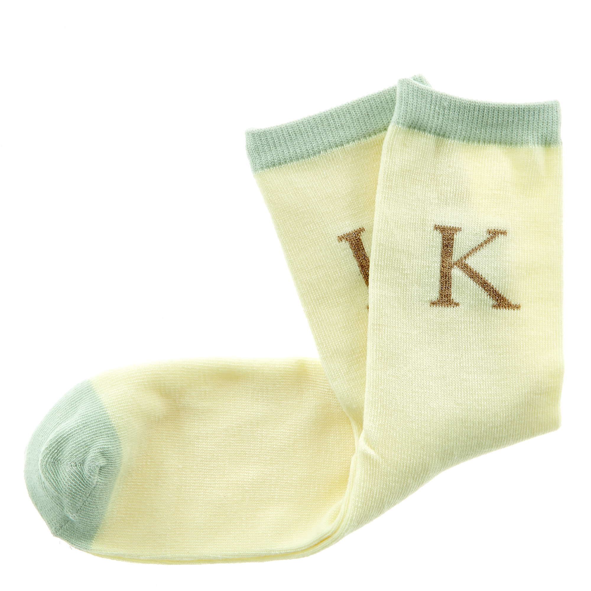 Letter K Socks