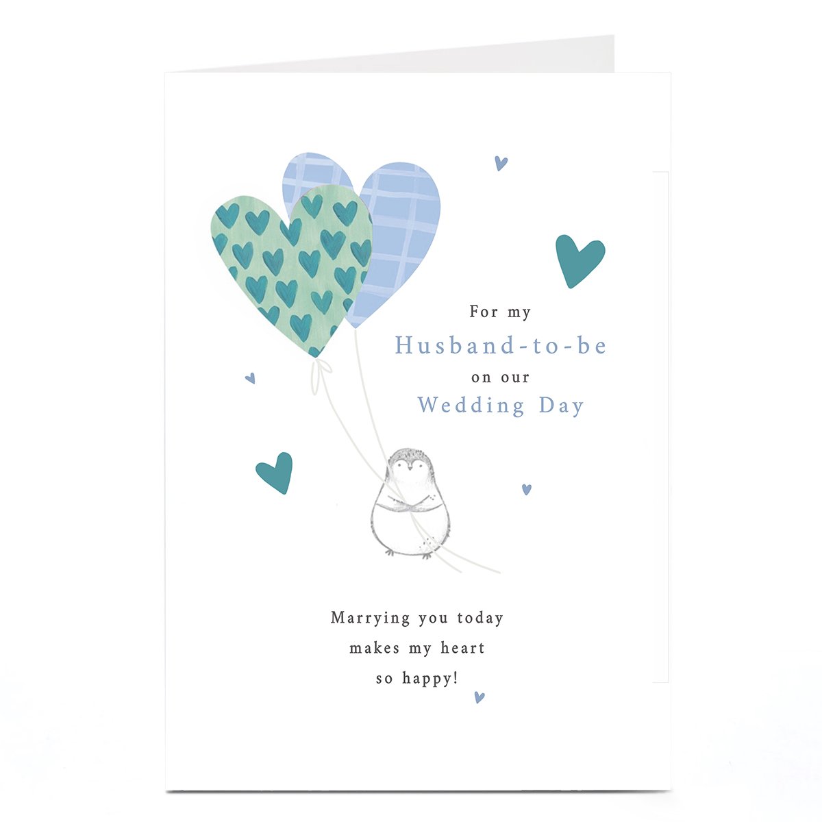 Image of Wedding Card - For My Husband-to-be on our Wedding Day