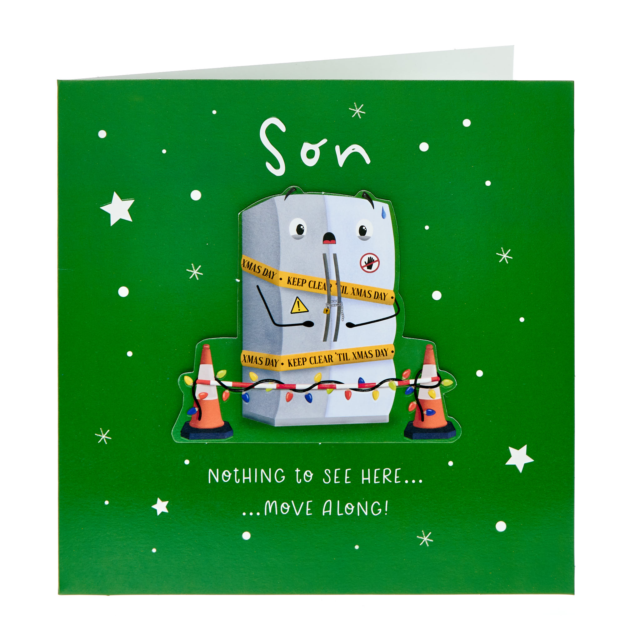 Son Banned Fridge Christmas Card