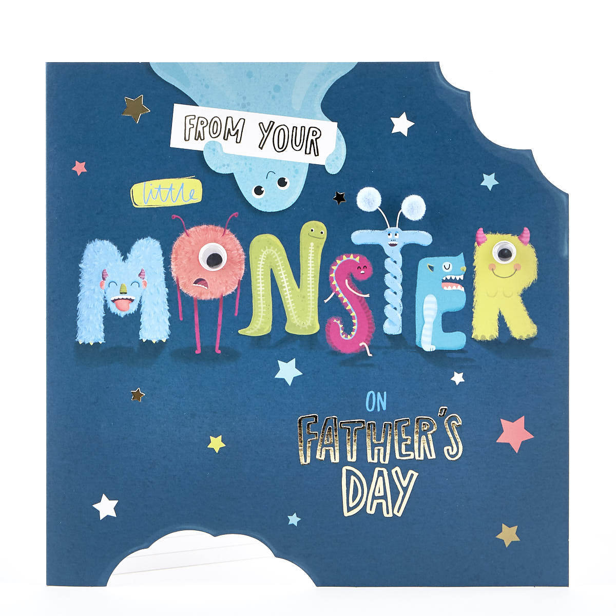 Father's Day Card - Exquisite Collection Daddy Monster
