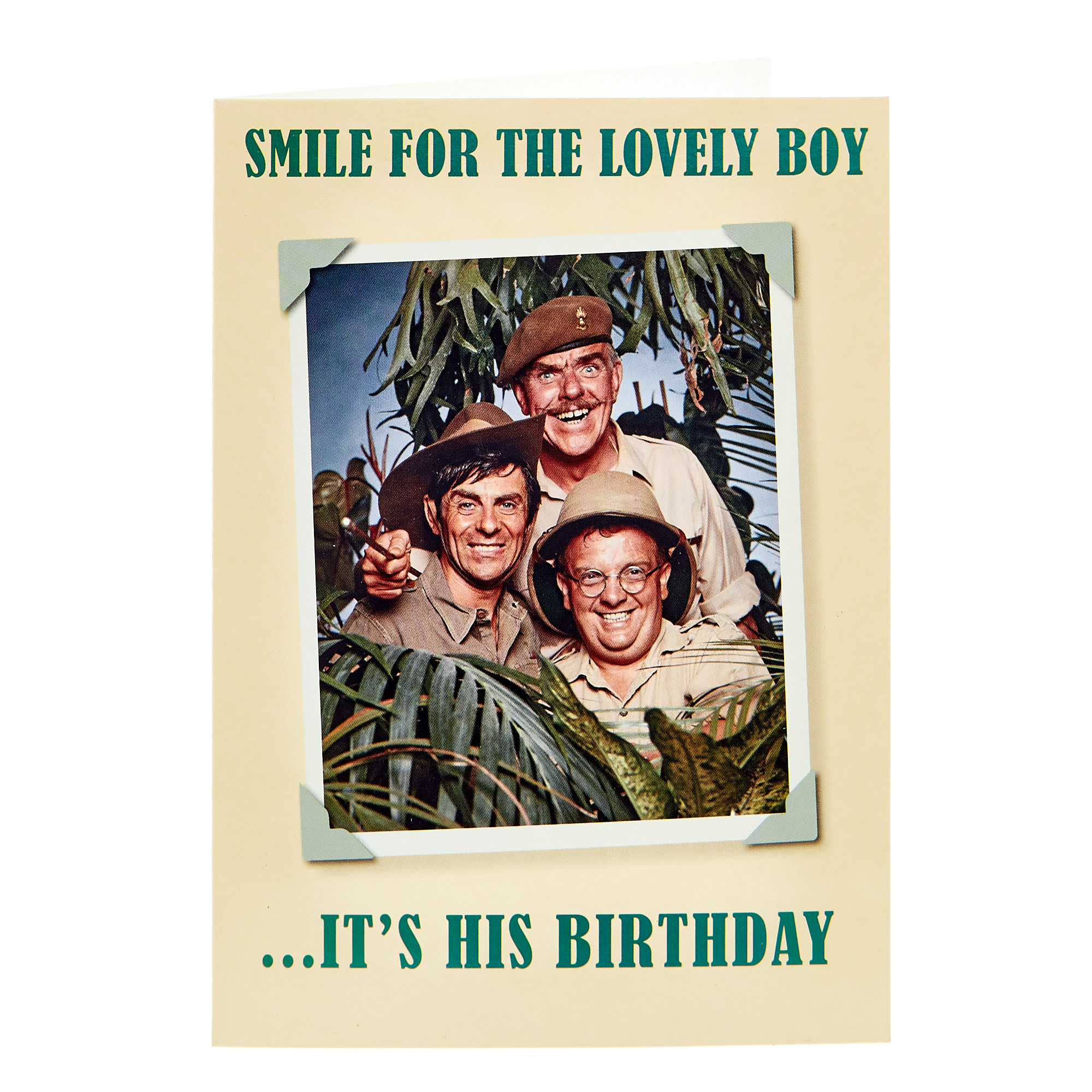 It Ain't Half Hot Mum Birthday Card - Smile For The Lovely Boy