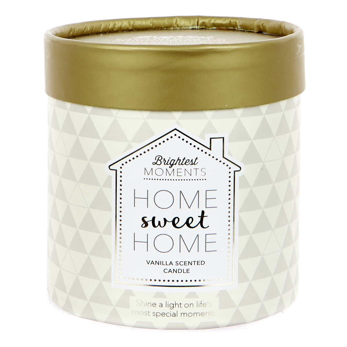 Brightest Moments Vanilla Scented Celebration Candle - Home Sweet Home