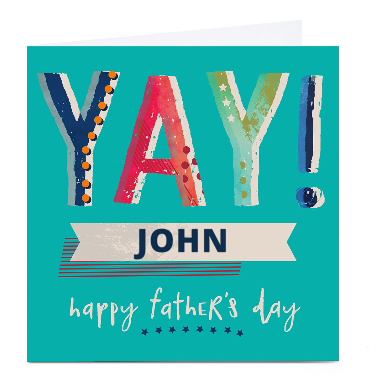 Personalised Kerry Spurling Father's Day Card - YAY!