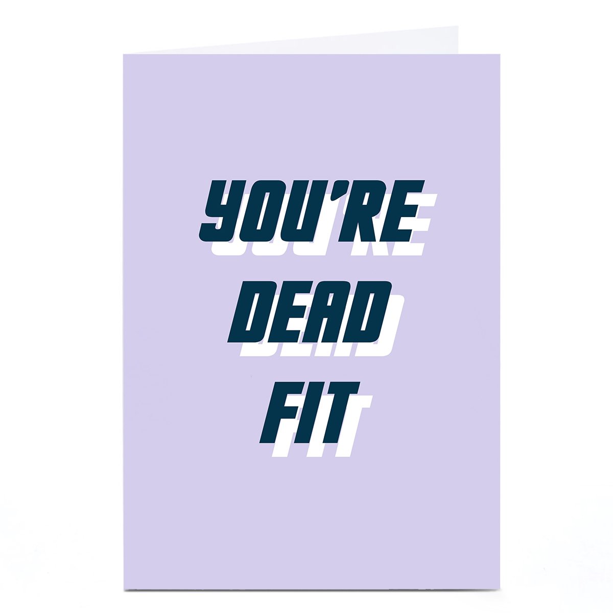 Personalised Phoebe Munger Card - You're Dead Fit