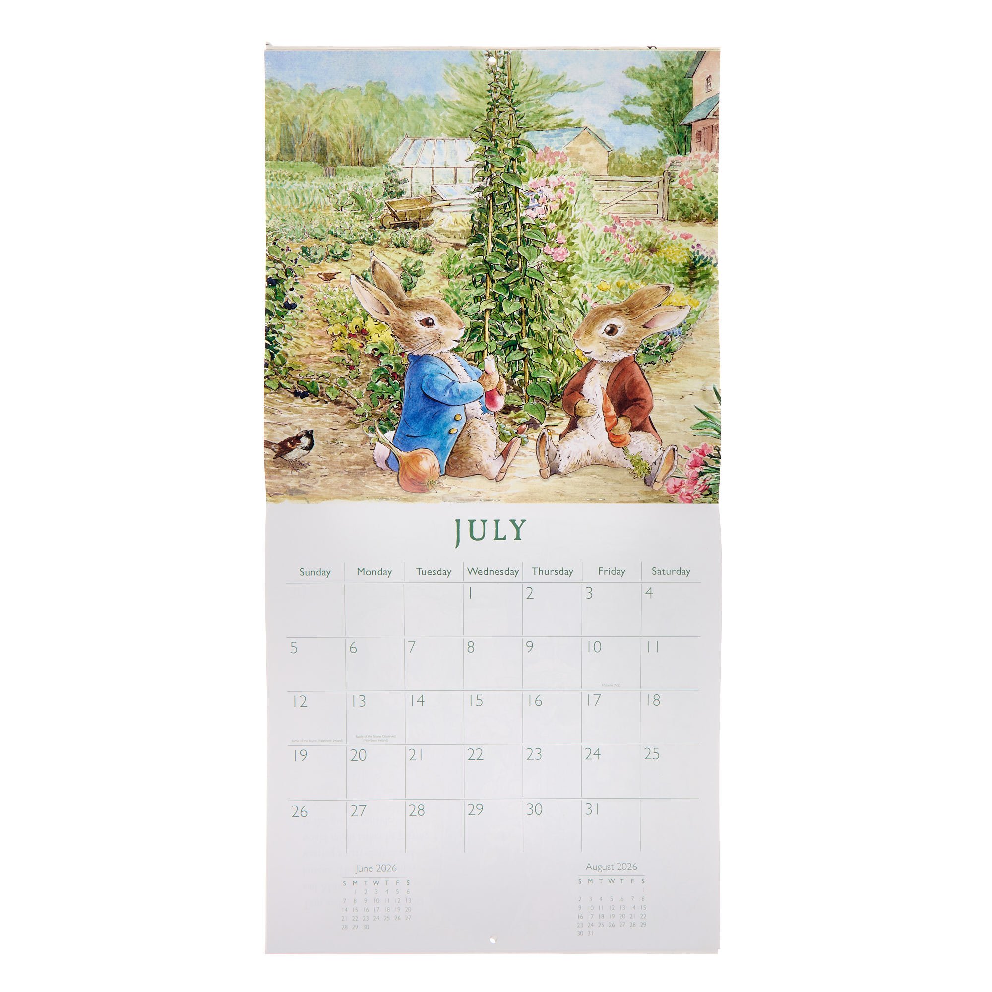 The World of Peter Rabbit 2026 Square Wall Calendar