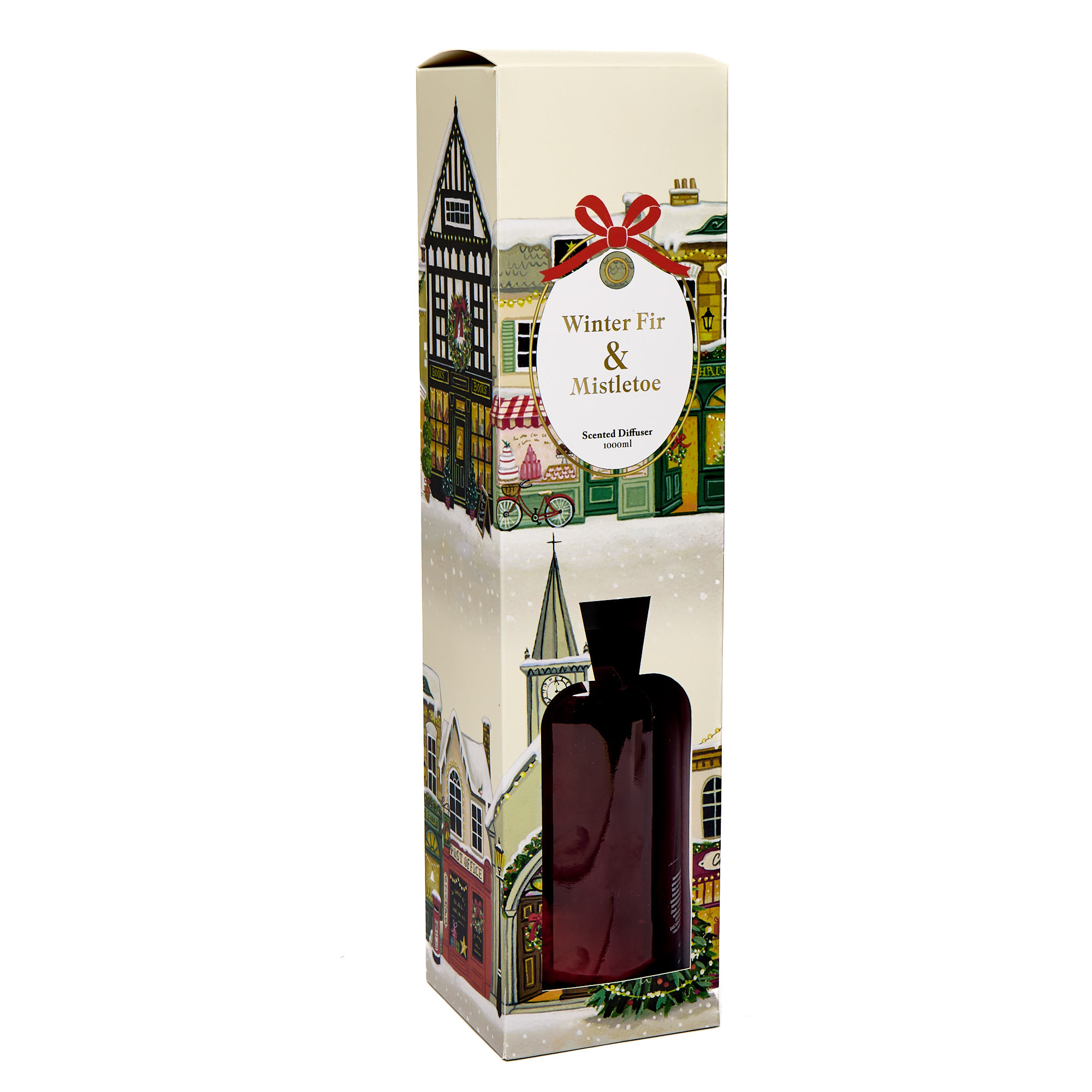 Large Winter Fir & Mistletoe Scented Diffuser