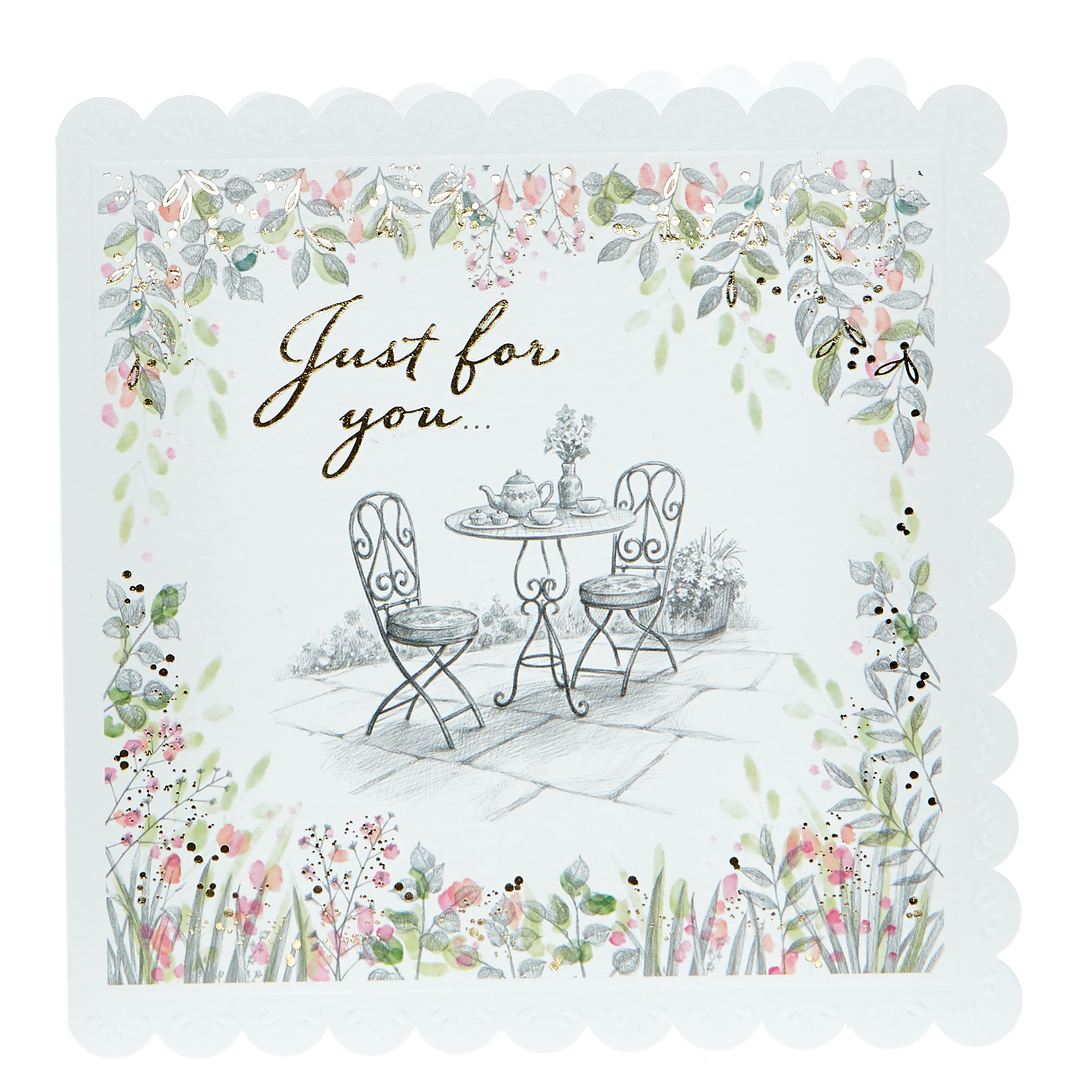 Birthday Card - Just For You Garden