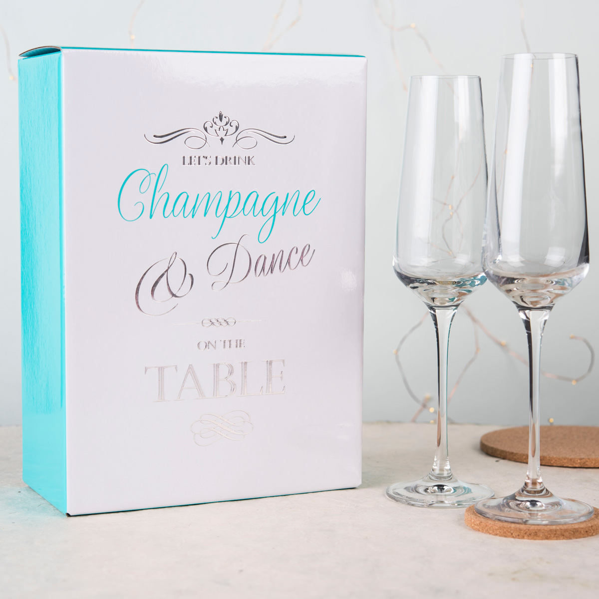 Personalised Set Of Premium Flutes - Mr & Mrs