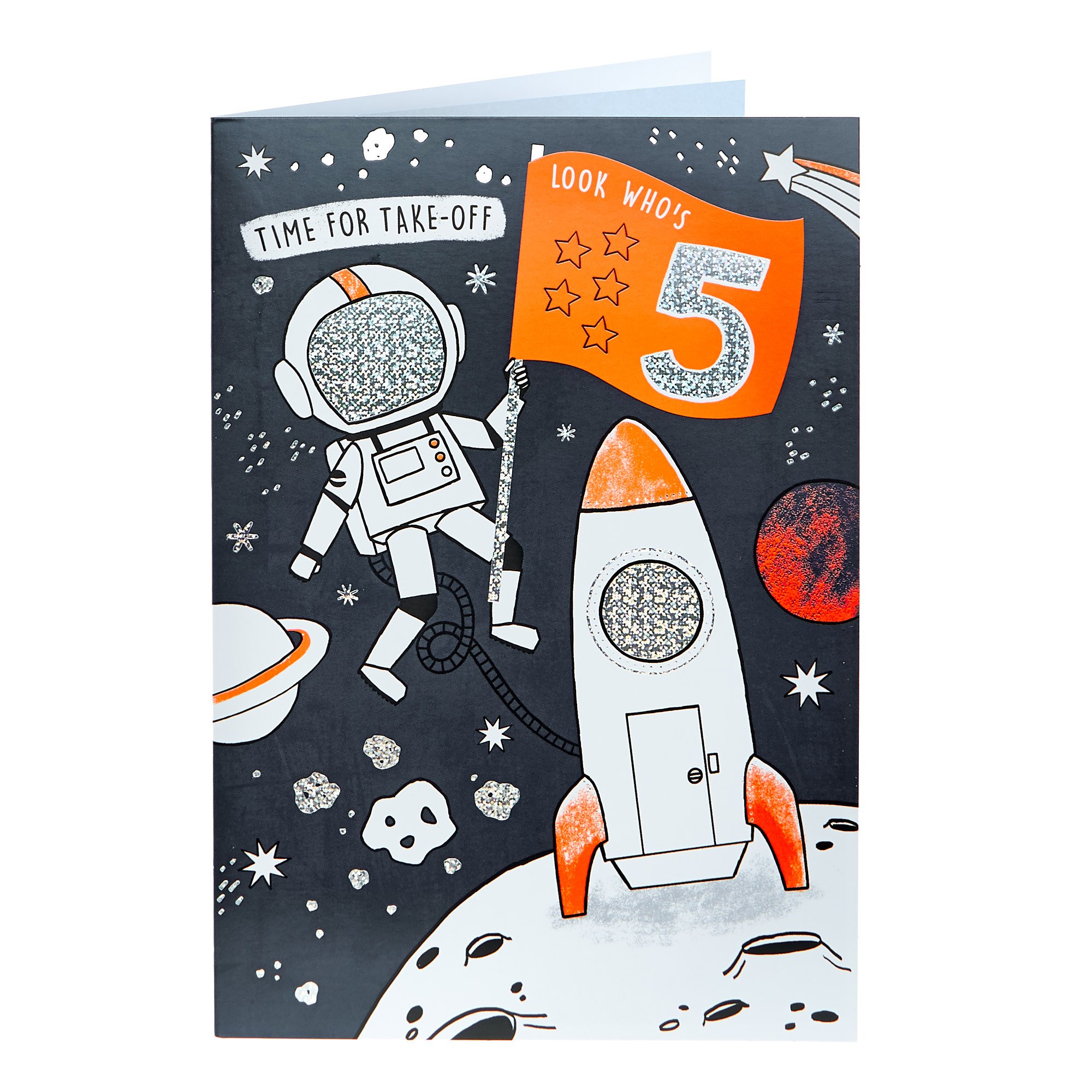 5th Birthday Card - Time For Take-Off