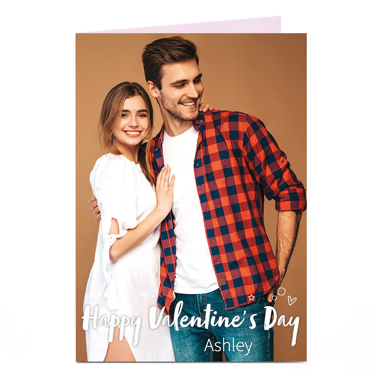 A4 Photo Valentine's Day Card - Full Photo Any Name