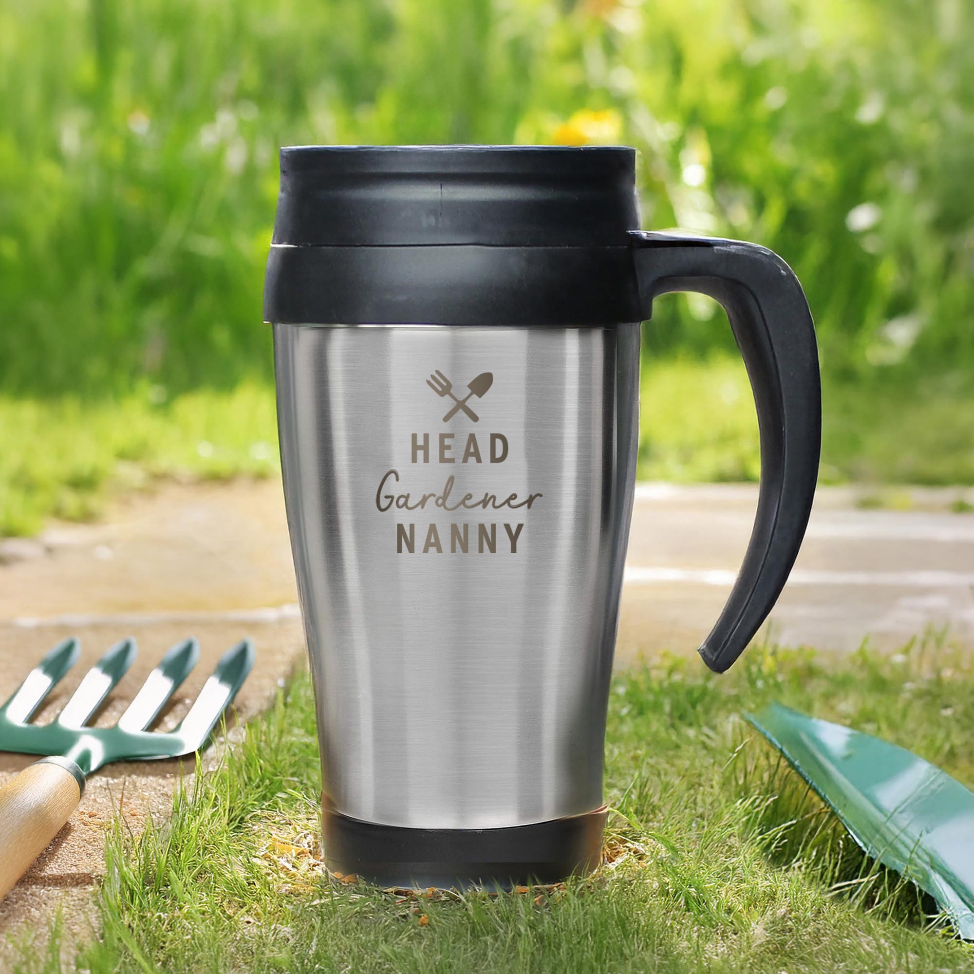 Personalised Head Gardener Travel Mug