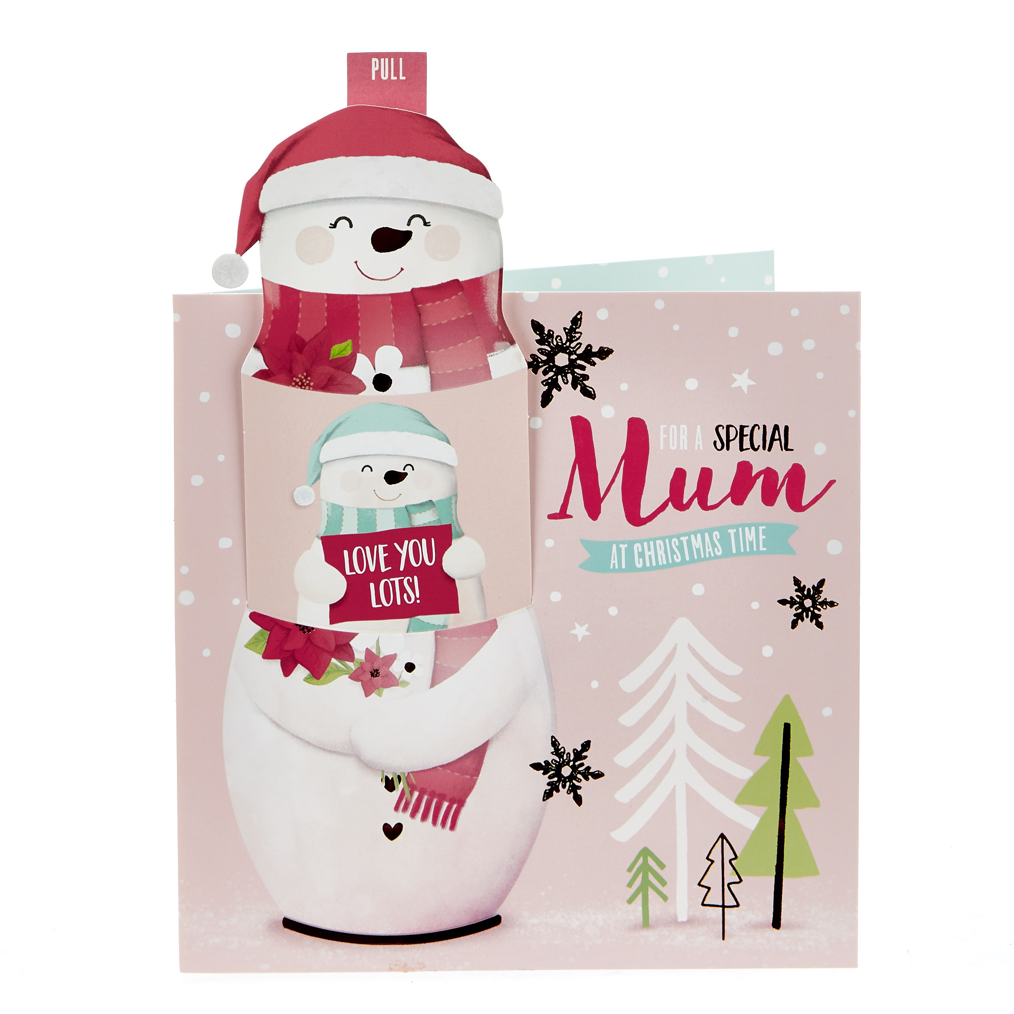 Boutique Collection Pull-Tab Christmas Card