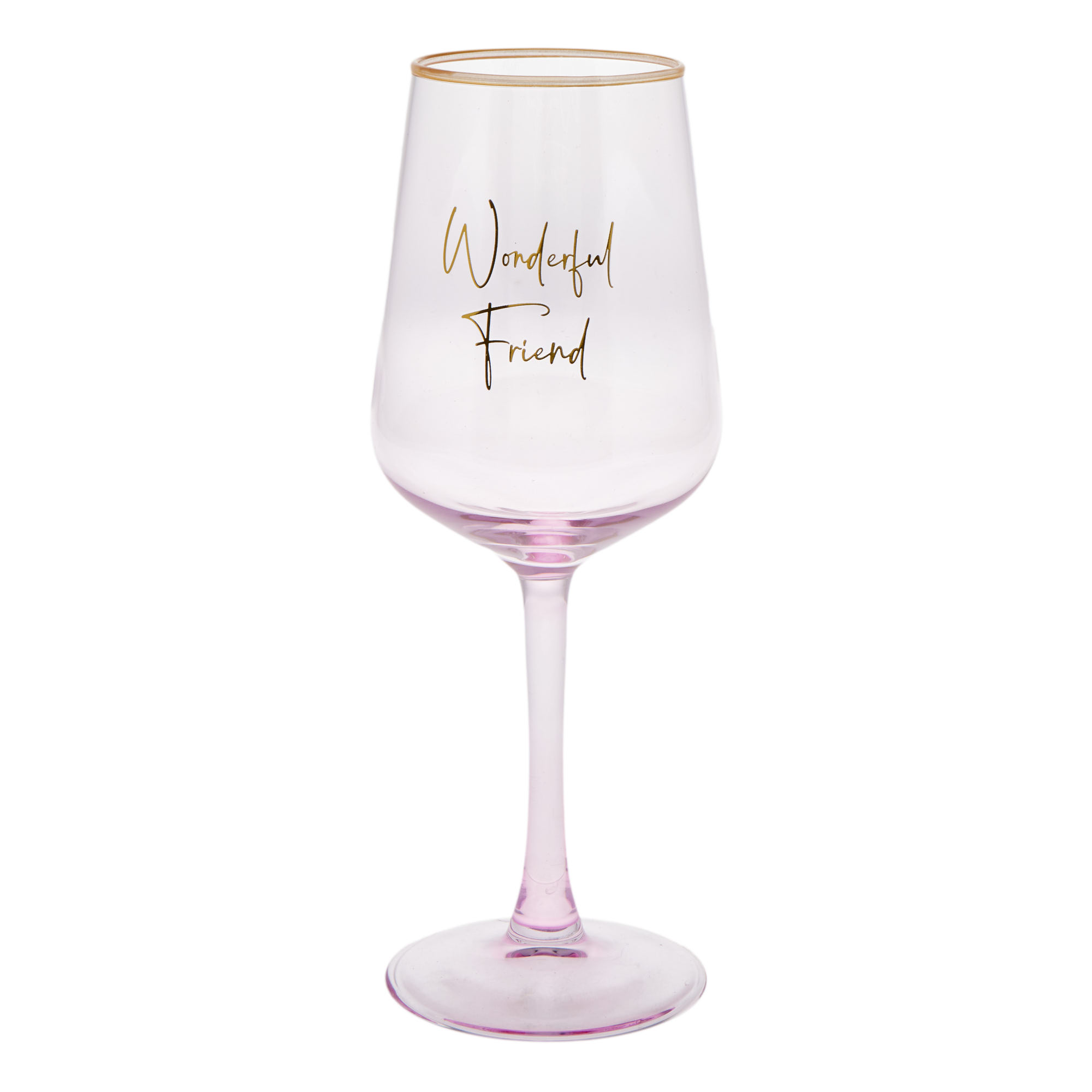 Wonderful Friend Wine Glass