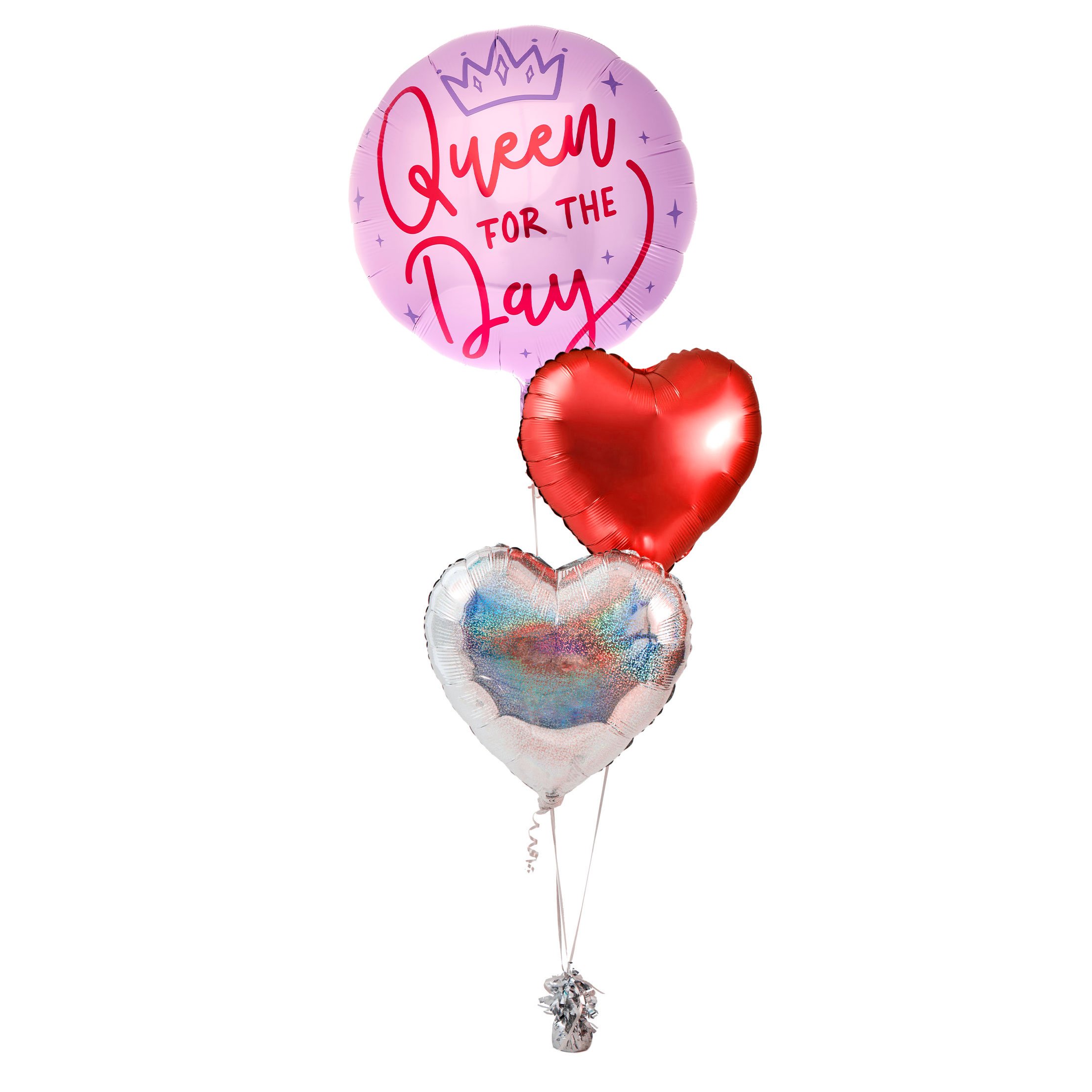 Queen For A Day Inflated Balloon Arrangement