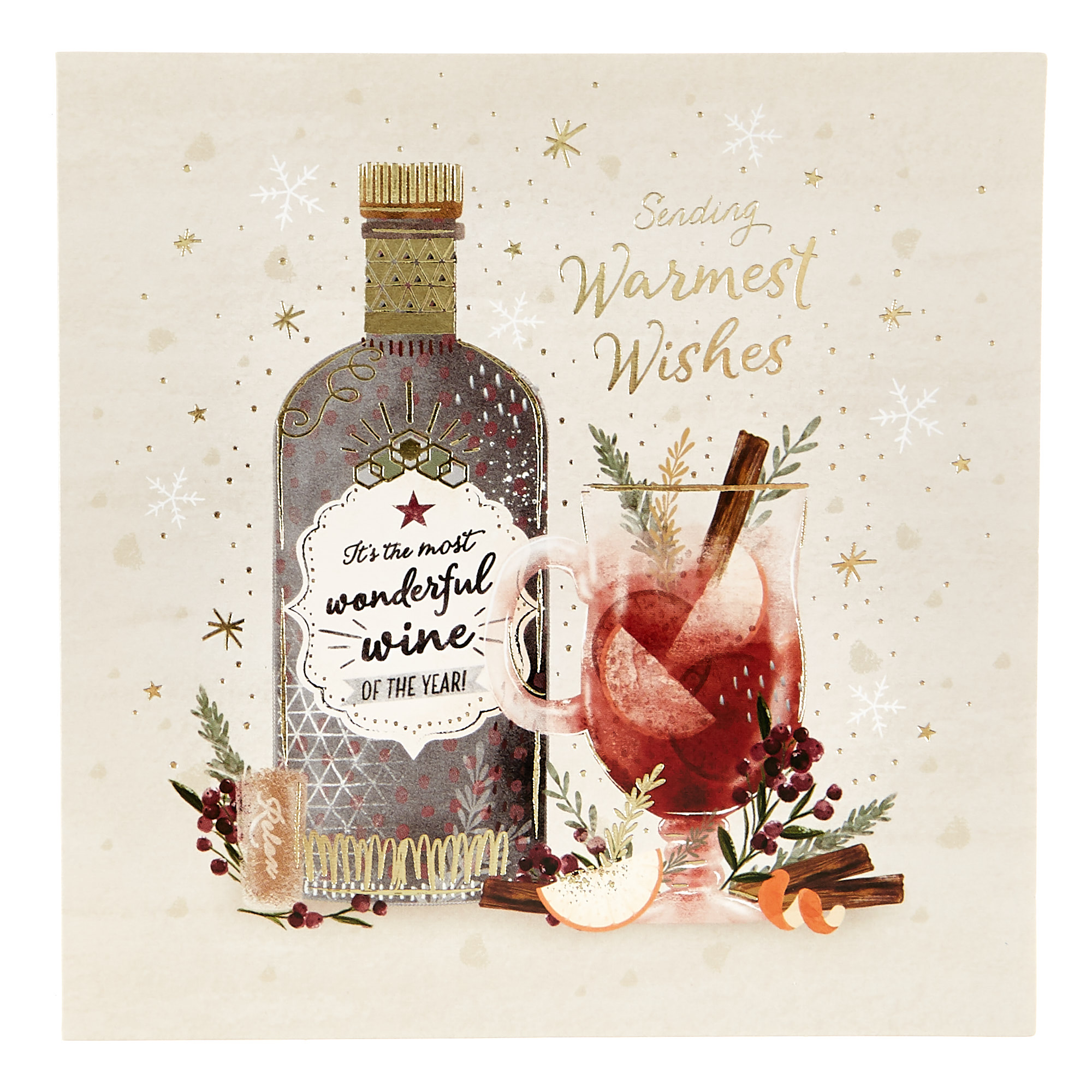 20 Charity Christmas Cards - Festive Drinks (4 Designs)