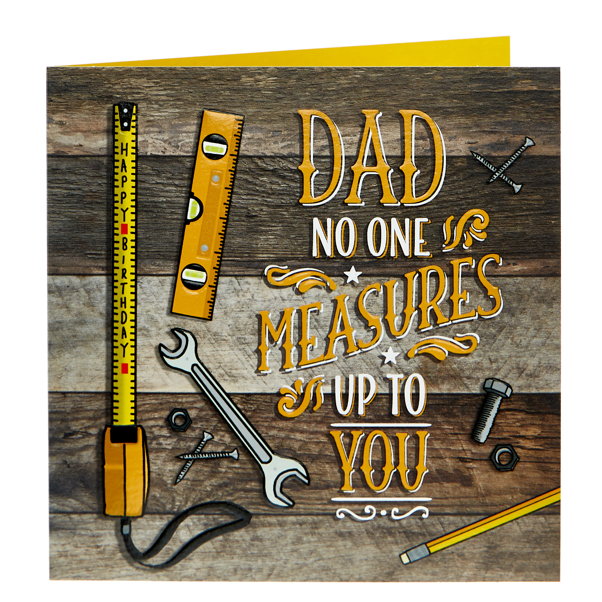 Birthday Card - Dad No One Measures Up