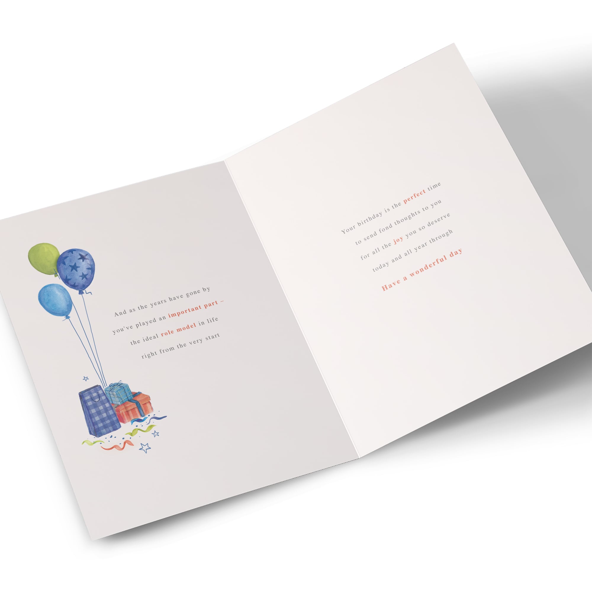 Personalised Birthday Card - For Being There With Care, Grandad