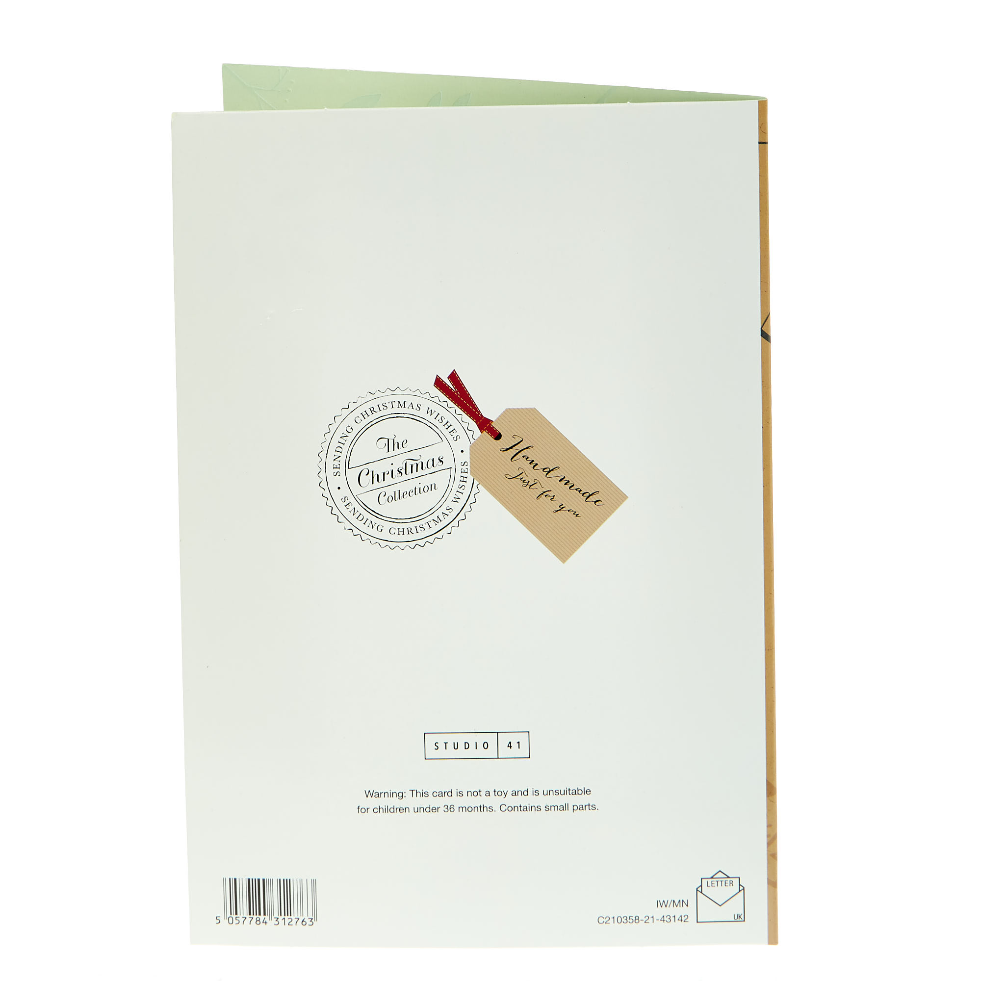 Christmas Card - Thinking Of You Gold