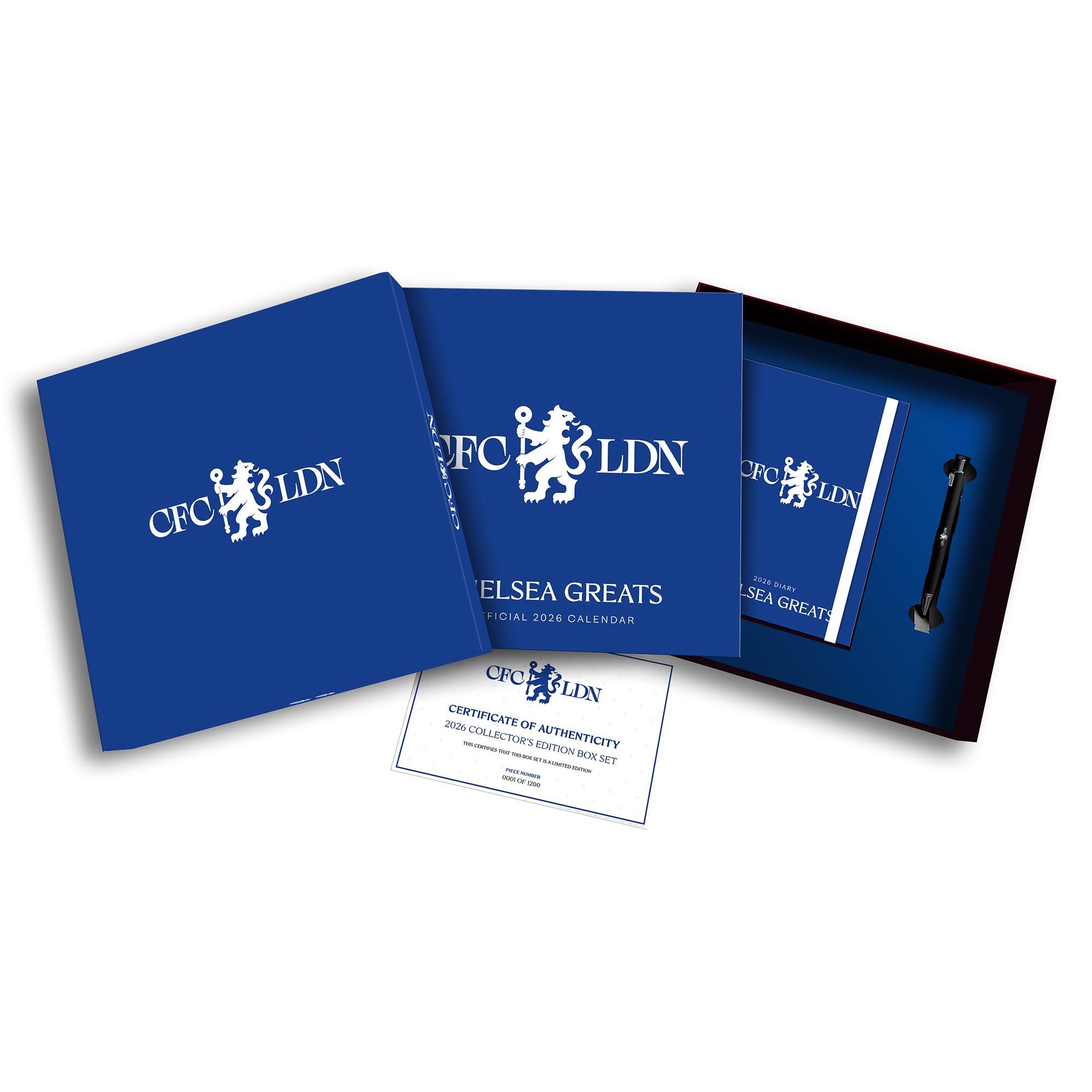 Chelsea FC 2026 Calendar & Diary Musical Gift Box