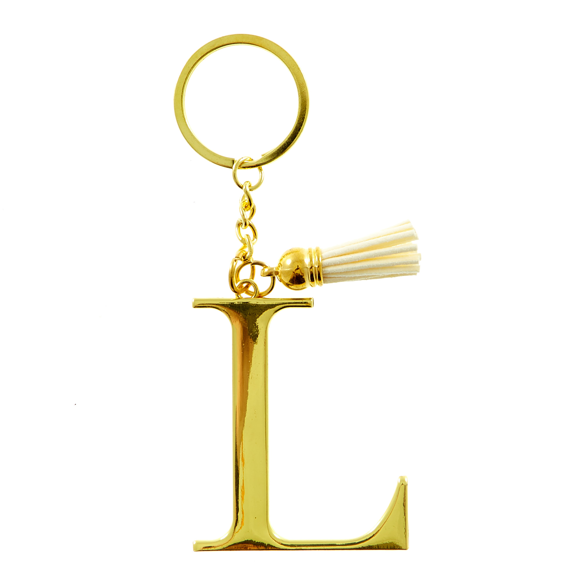 Letter L Key Ring