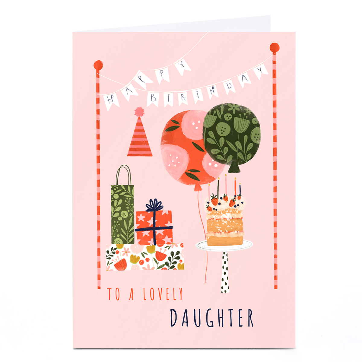 Personalised Lucy Hook Birthday Card - To A Lovely...