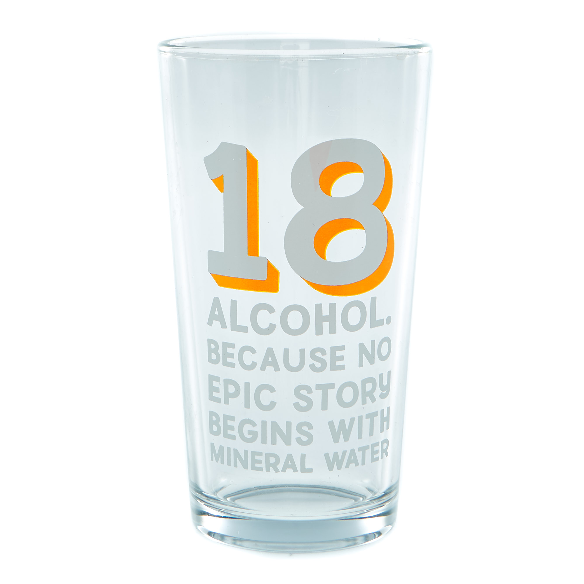 18th Birthday Pint Glass - Epic Story