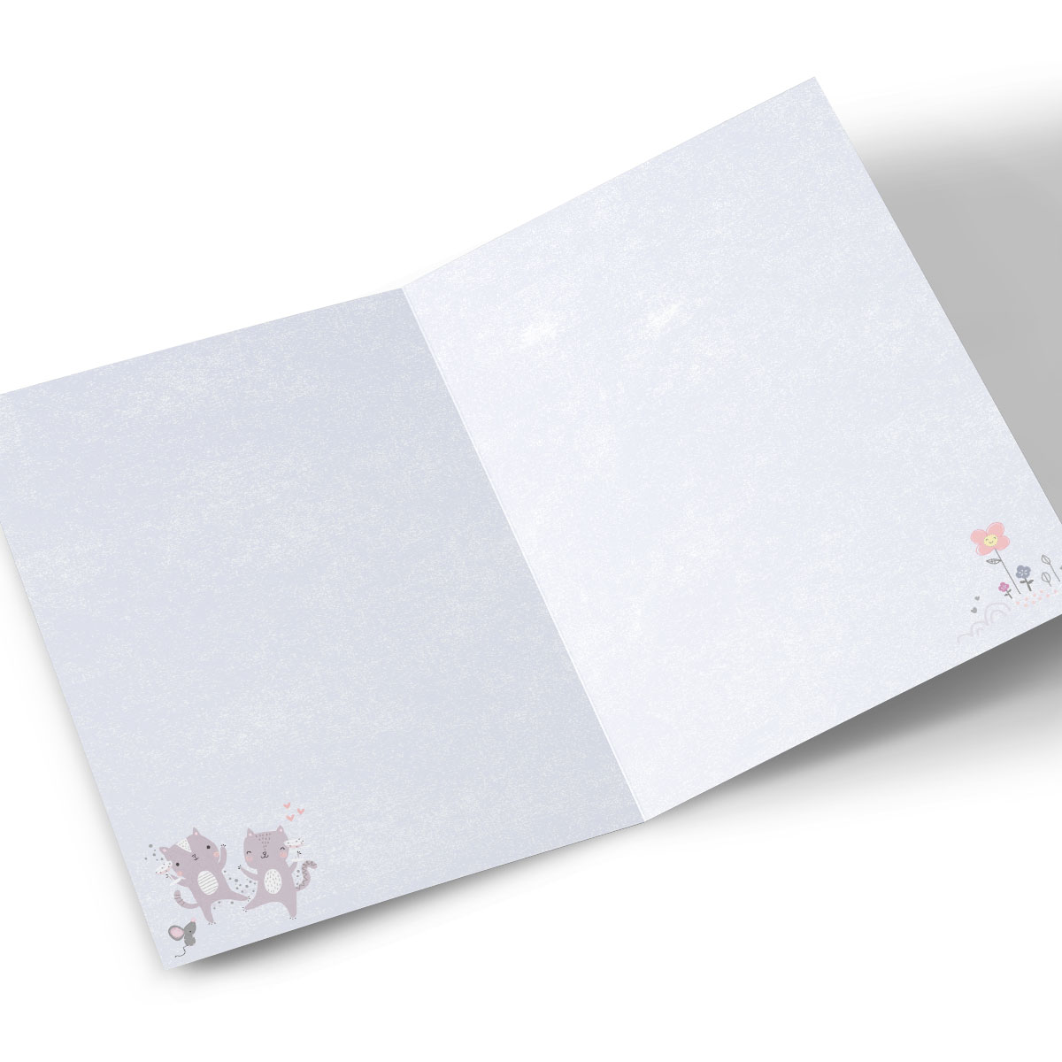 Personalised Card - Dancing Cats & Champagne