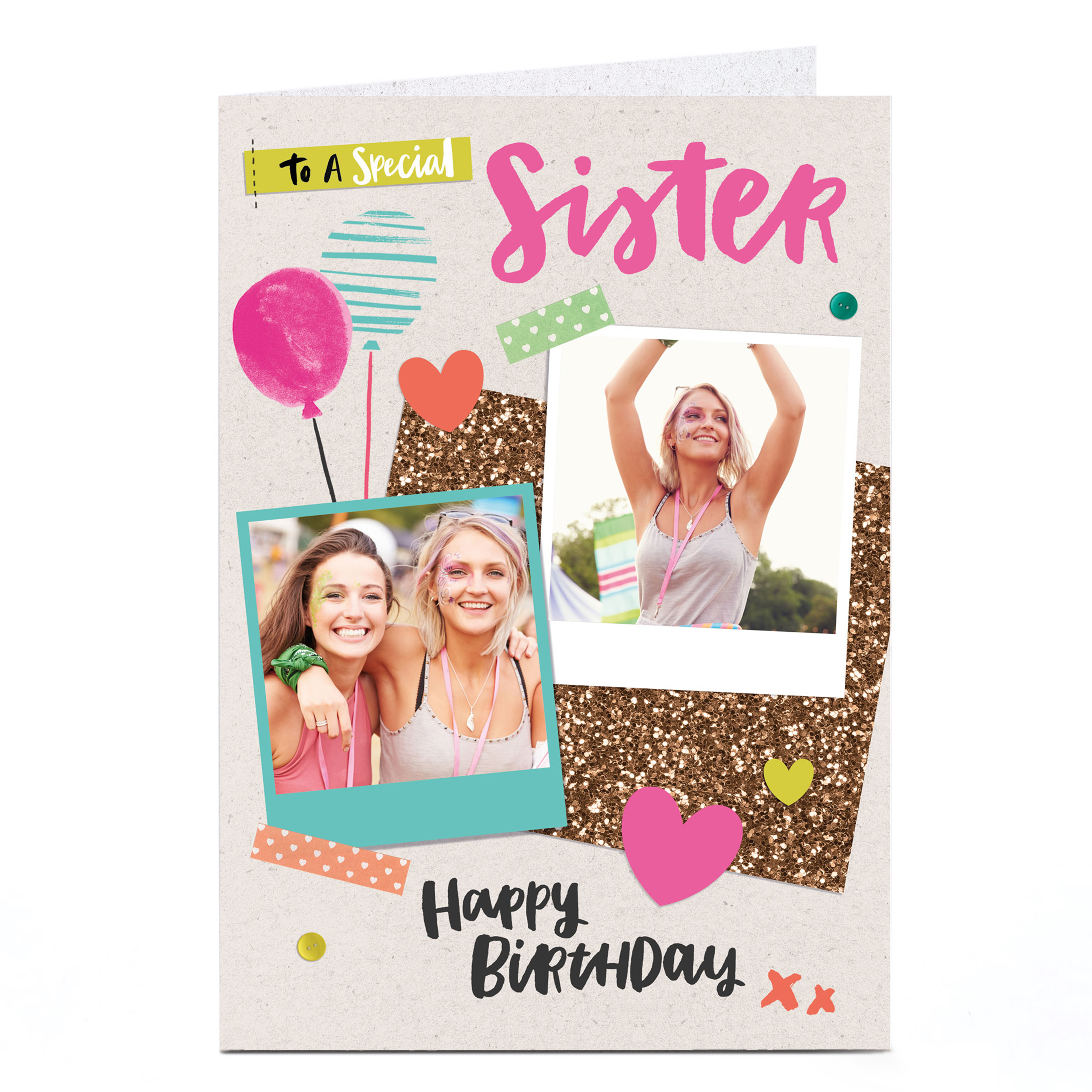 Photo Birthday Card - To A Special Sister