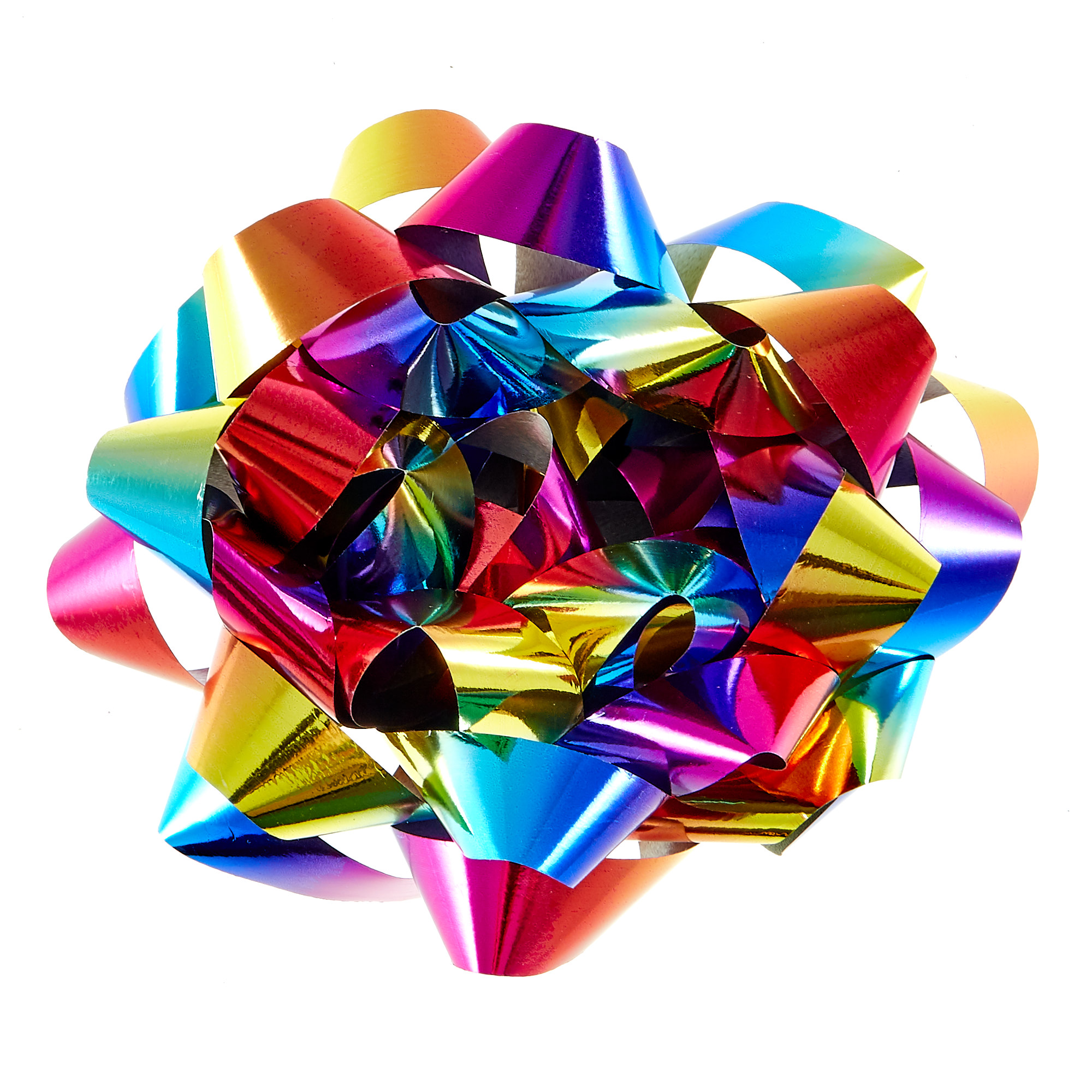 Giant Multicoloured Foil Gift Bow