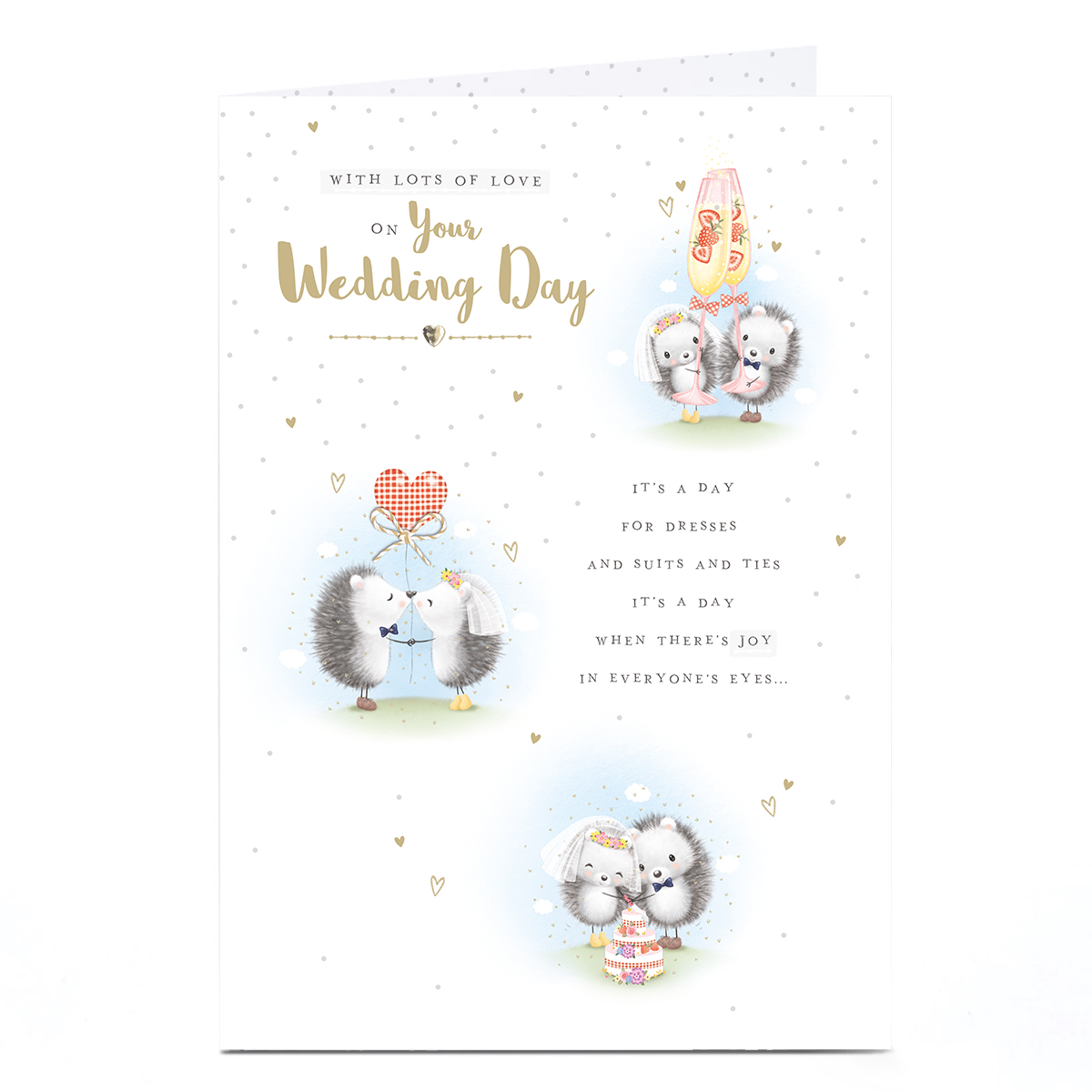 Wedding Card - Joy In Everyone's Eyes