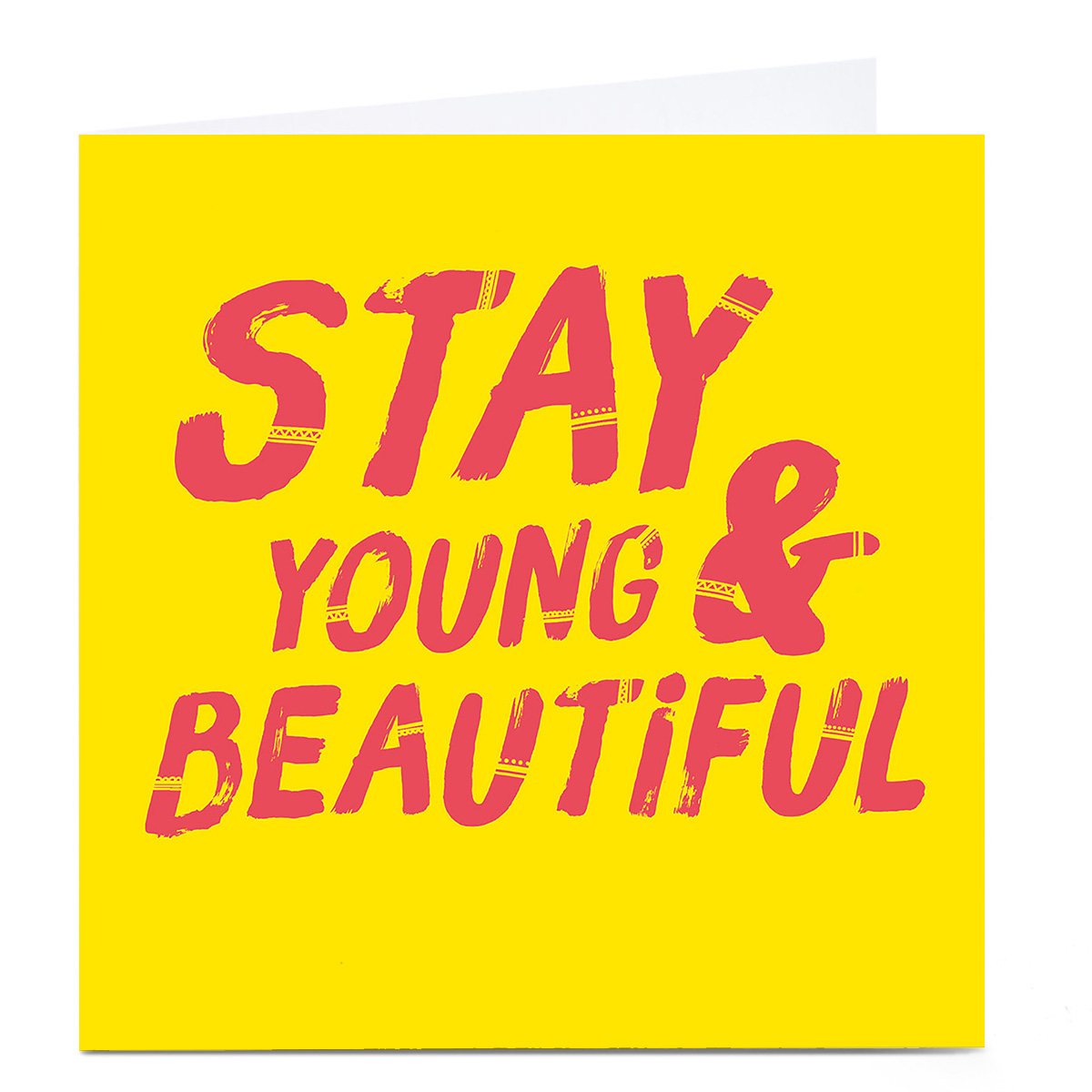 Personalised Bright Ideas Card - Stay Young & Beautiful