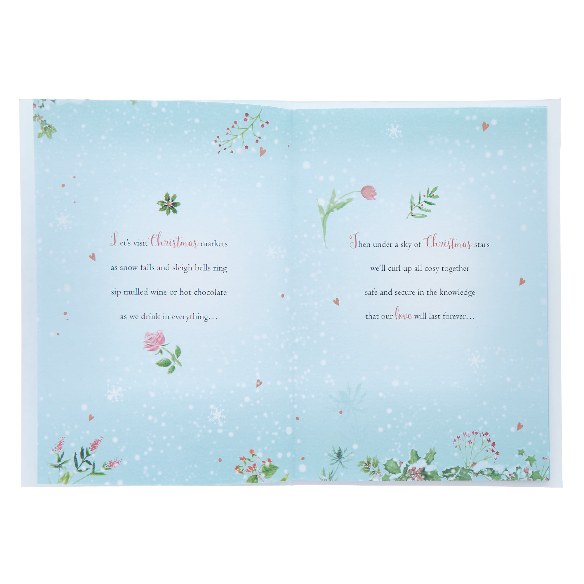 Wife Words Don't Always Come Easy Christmas Card
