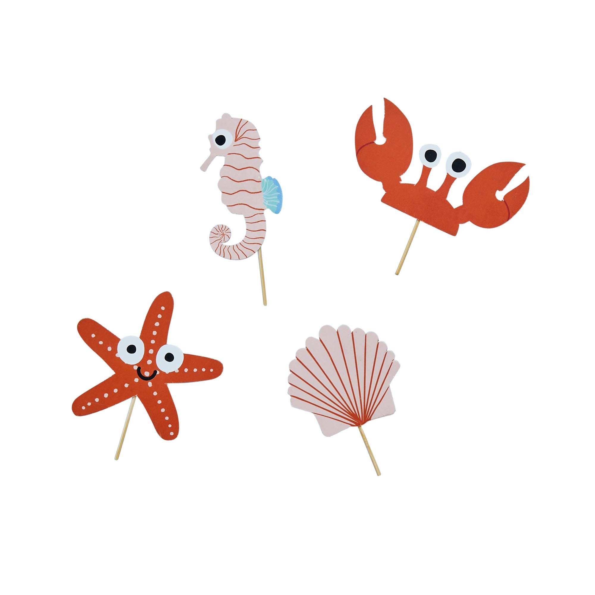 Sea Friends Food Picks - Pack of 12