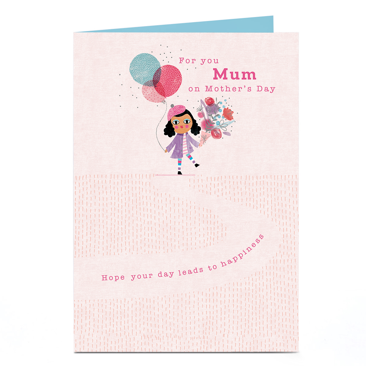 Personalised Mother's Day Card - Leads To Happiness