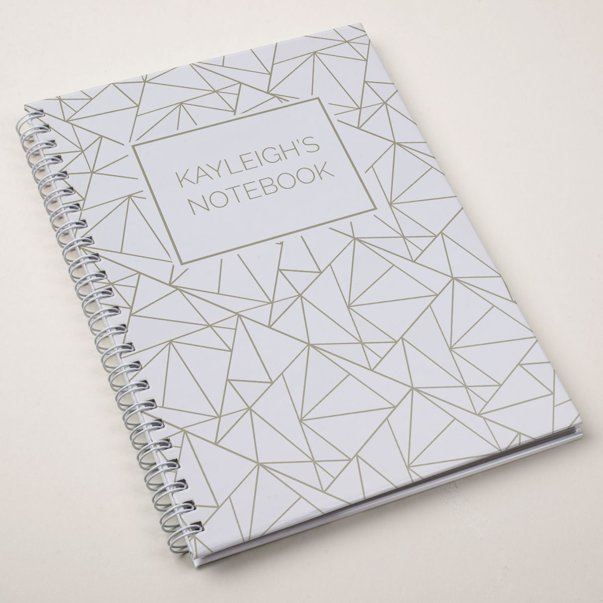 Personalised Notebook Shapes Pattern