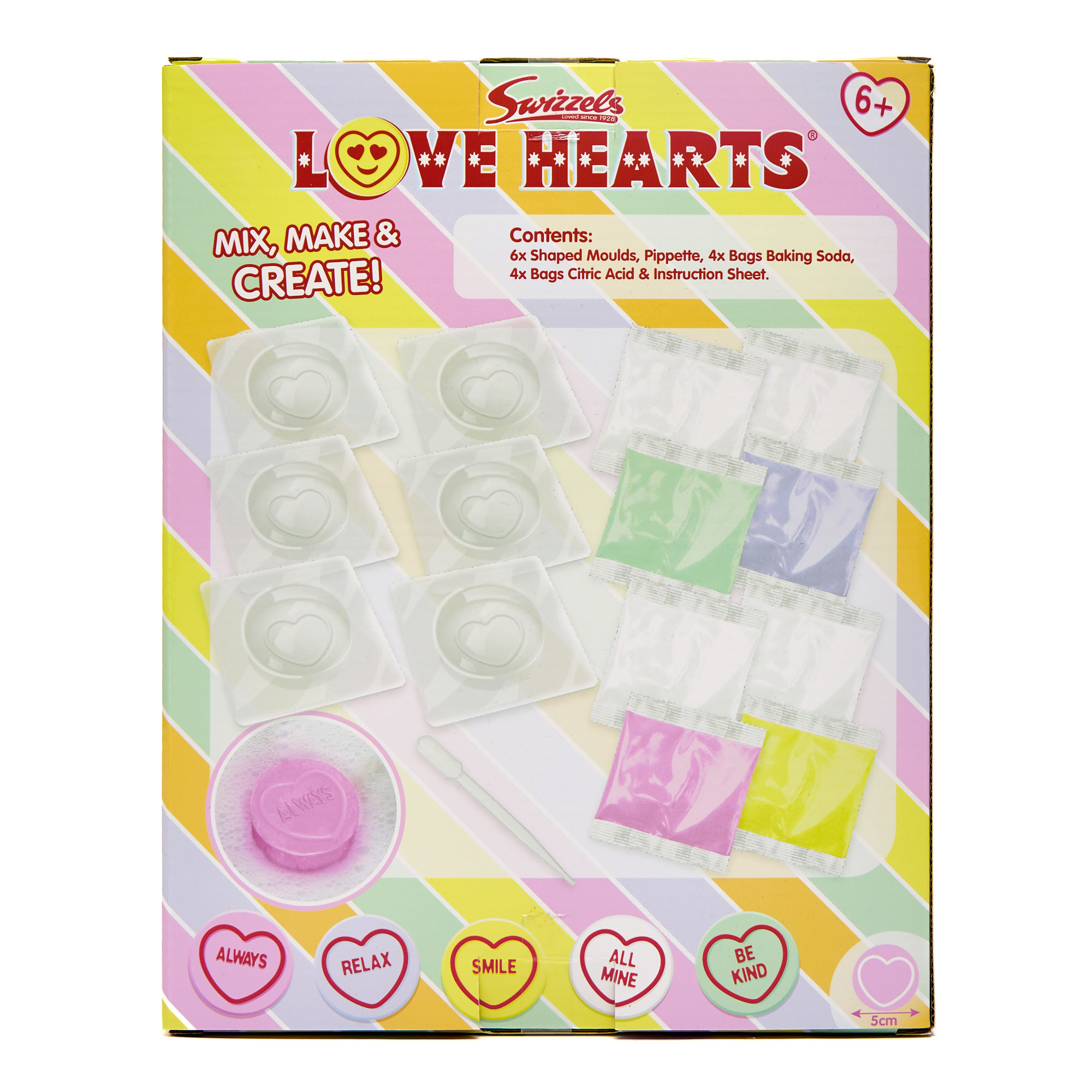 Swizzels Love Hearts DIY Bath Bomb Kit