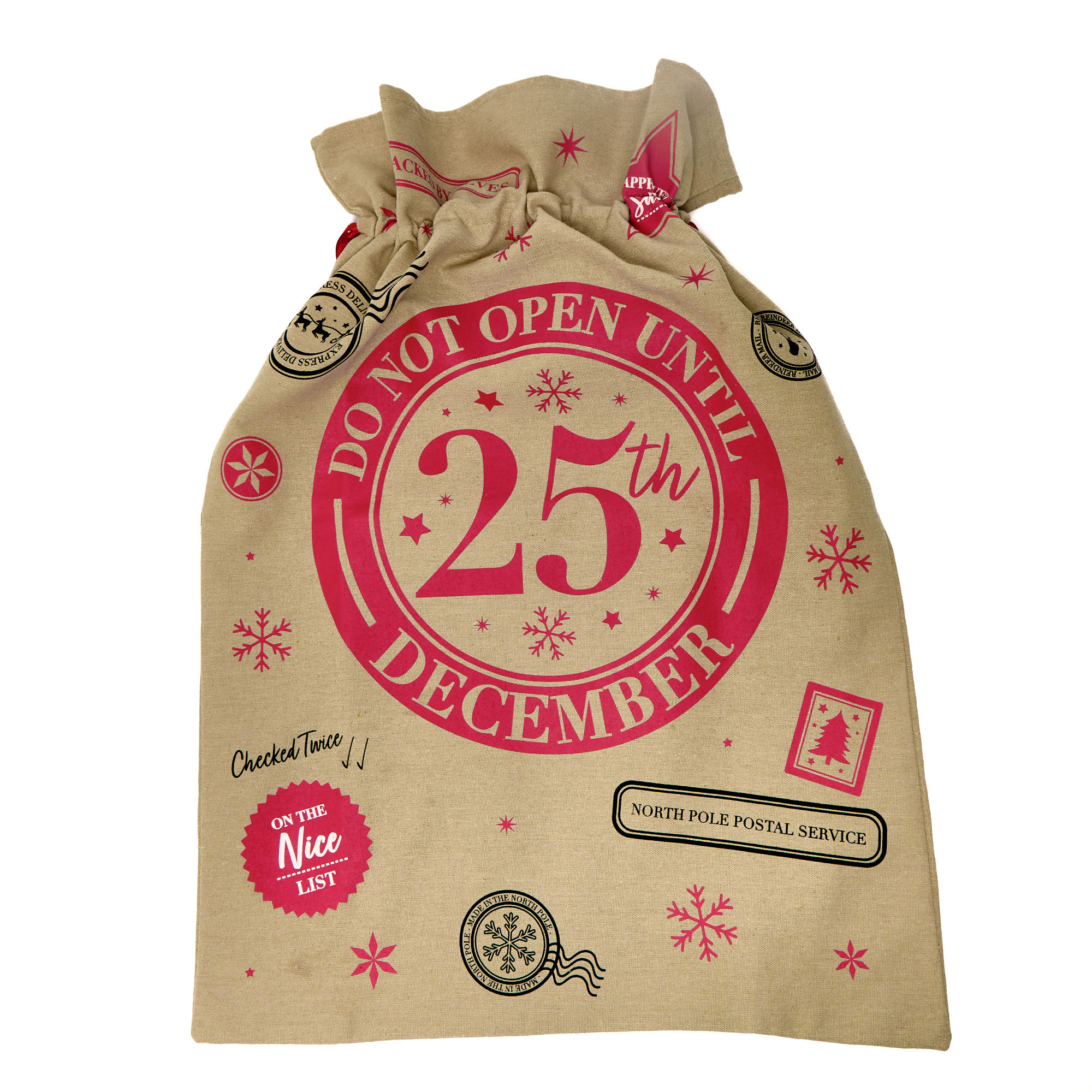 Do Not Open Until 25th December Christmas Sack,  Do Not Open Until 25th December Christmas Sack