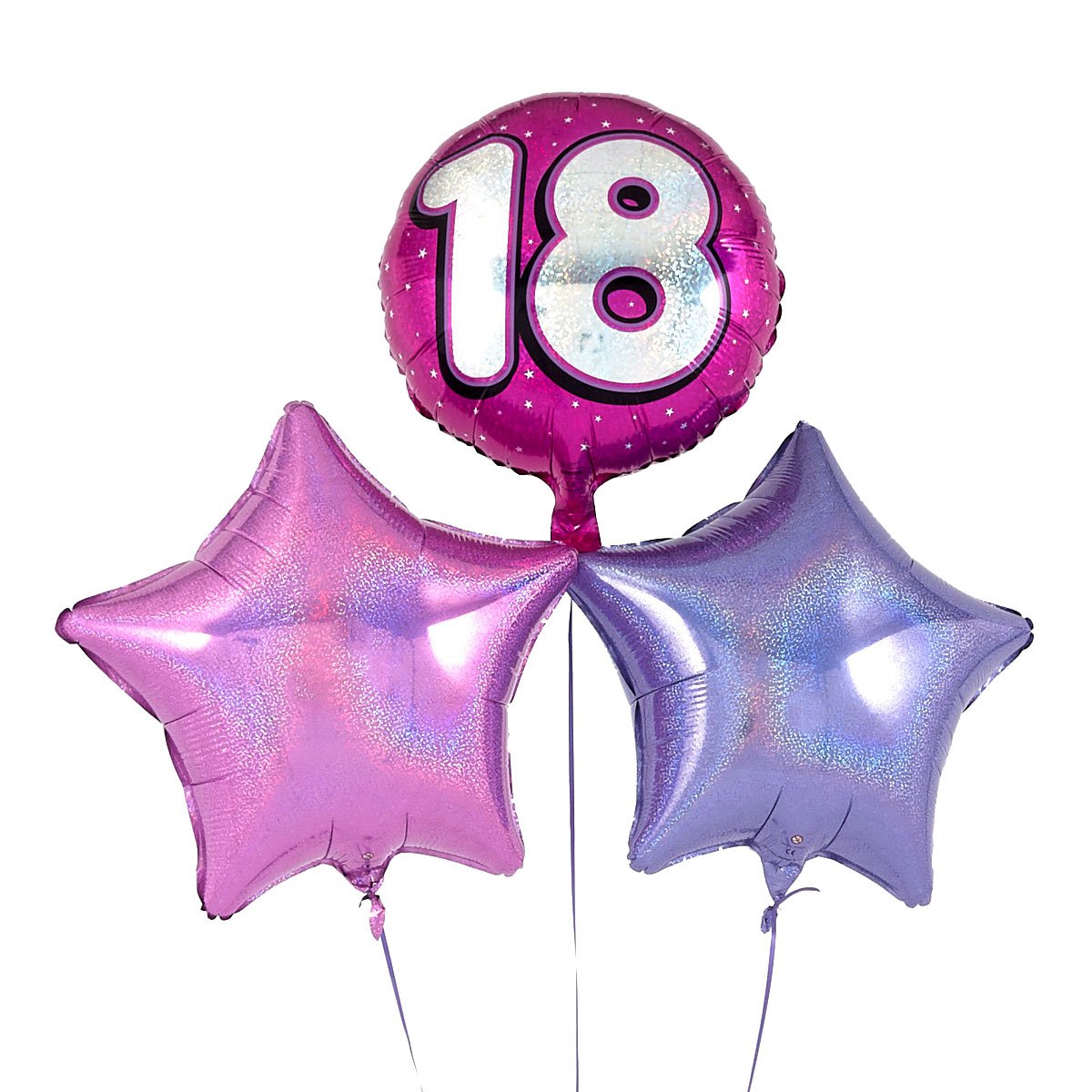 Pink 18th Birthday Balloon Bouquet - DELIVERED INFLATED!