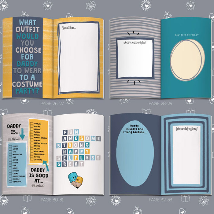Personalised Fill In With Your Words Book About Daddy