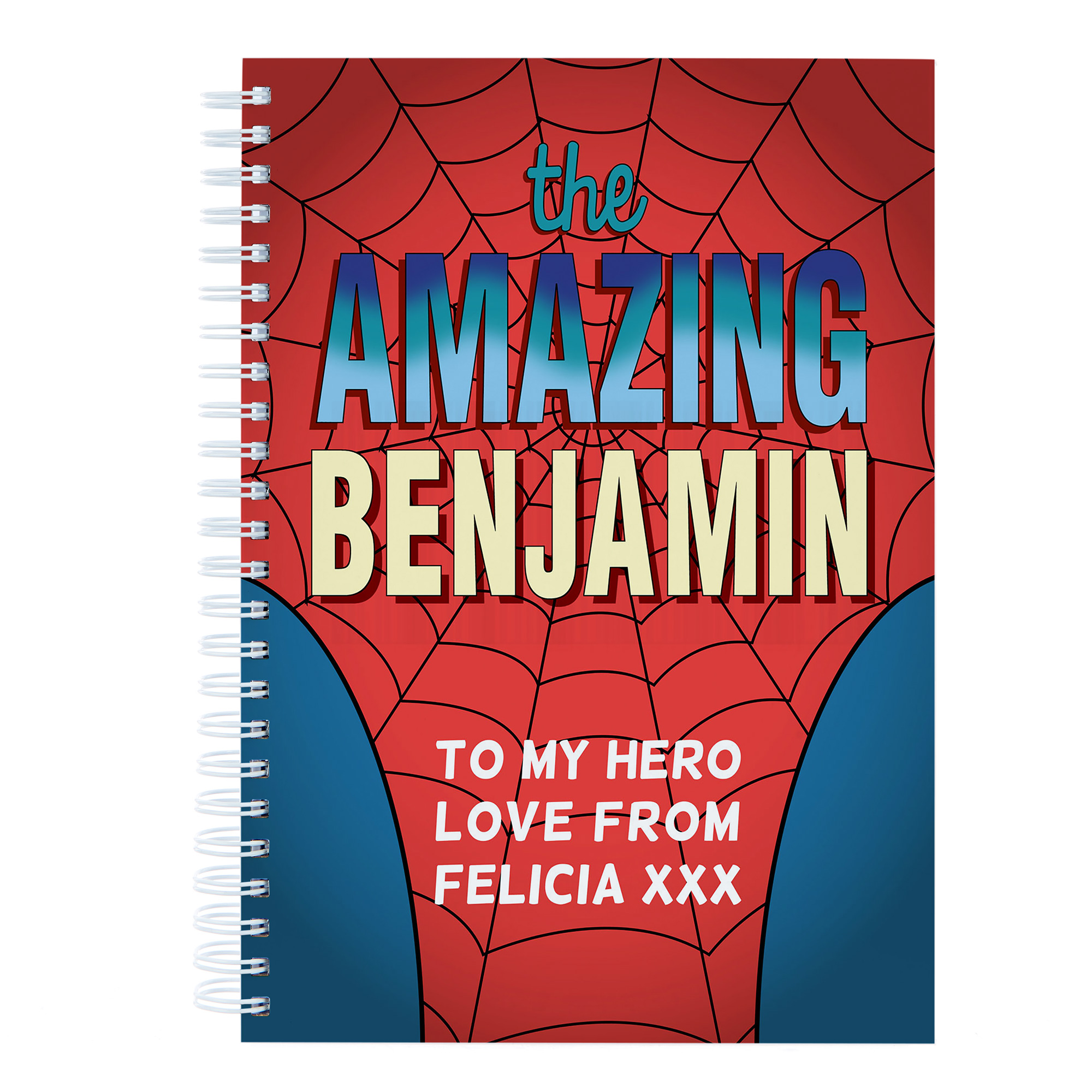 Personalised The Amazing Suit Notebook