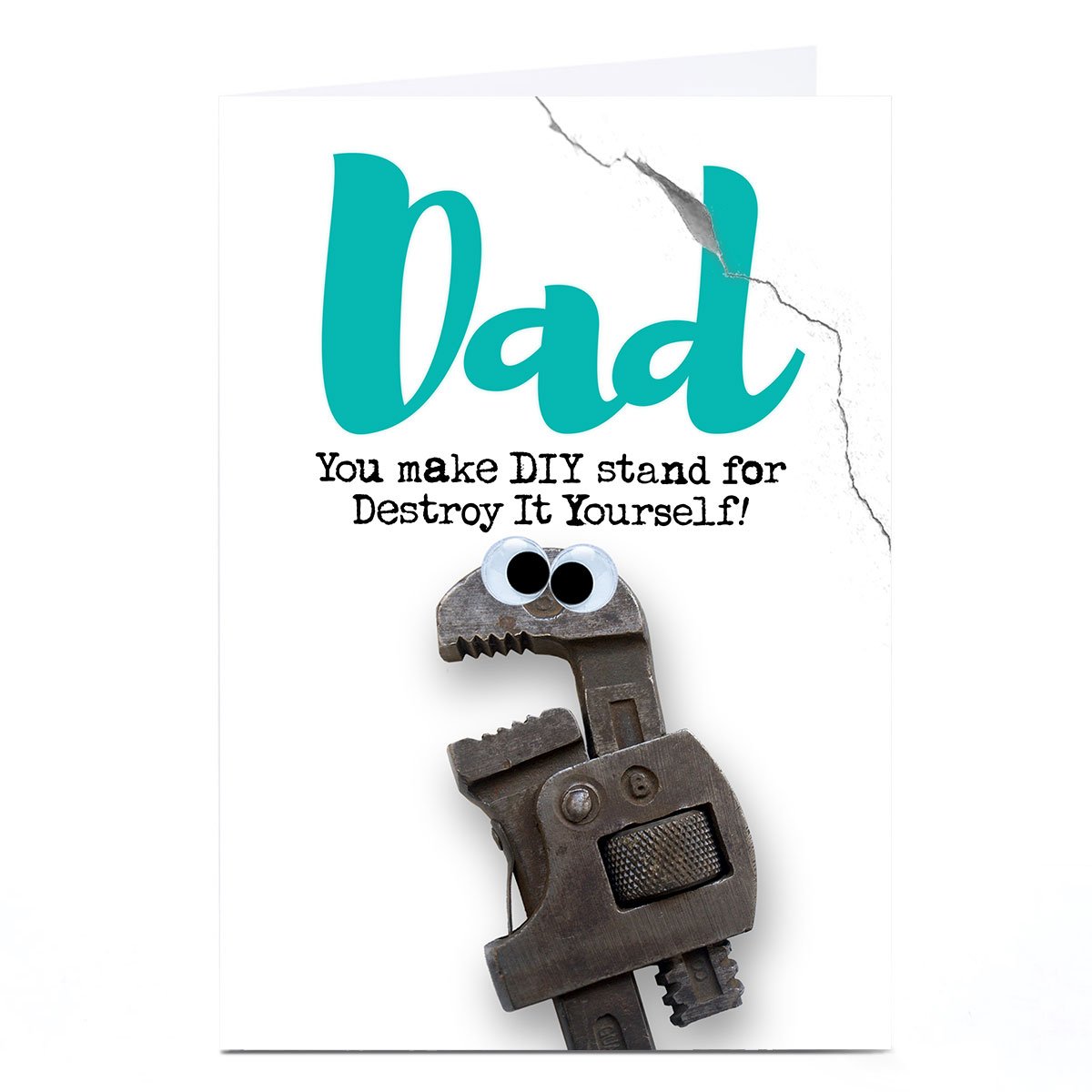 Personalised PG Quips Father's Day Card - Dad, DIY