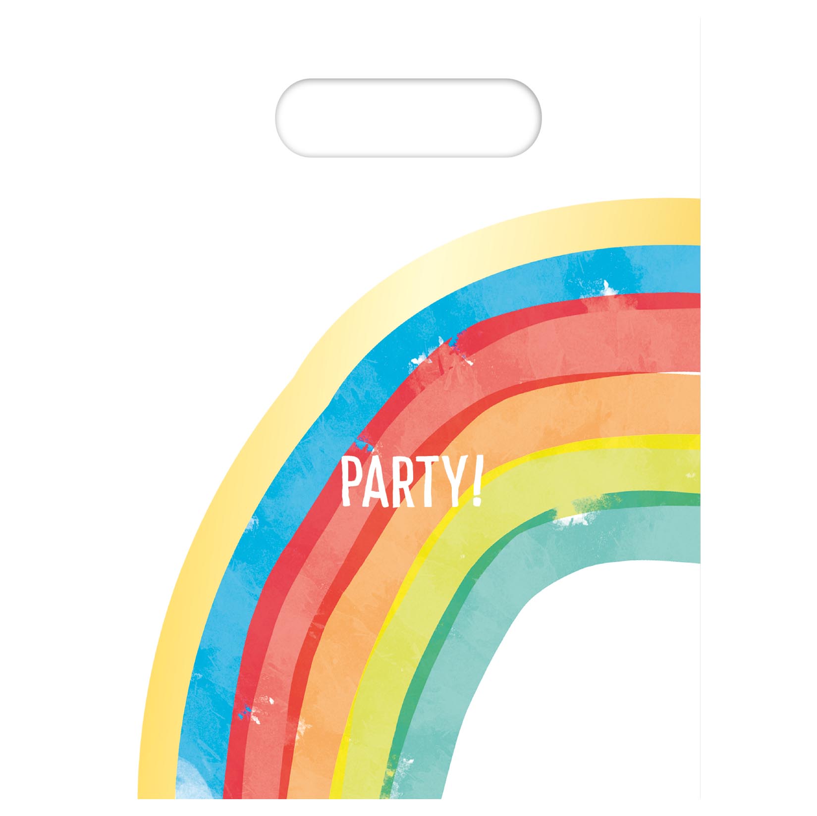 Cute Rainbow Party Tableware & Decorations Bundle - 16 Guests