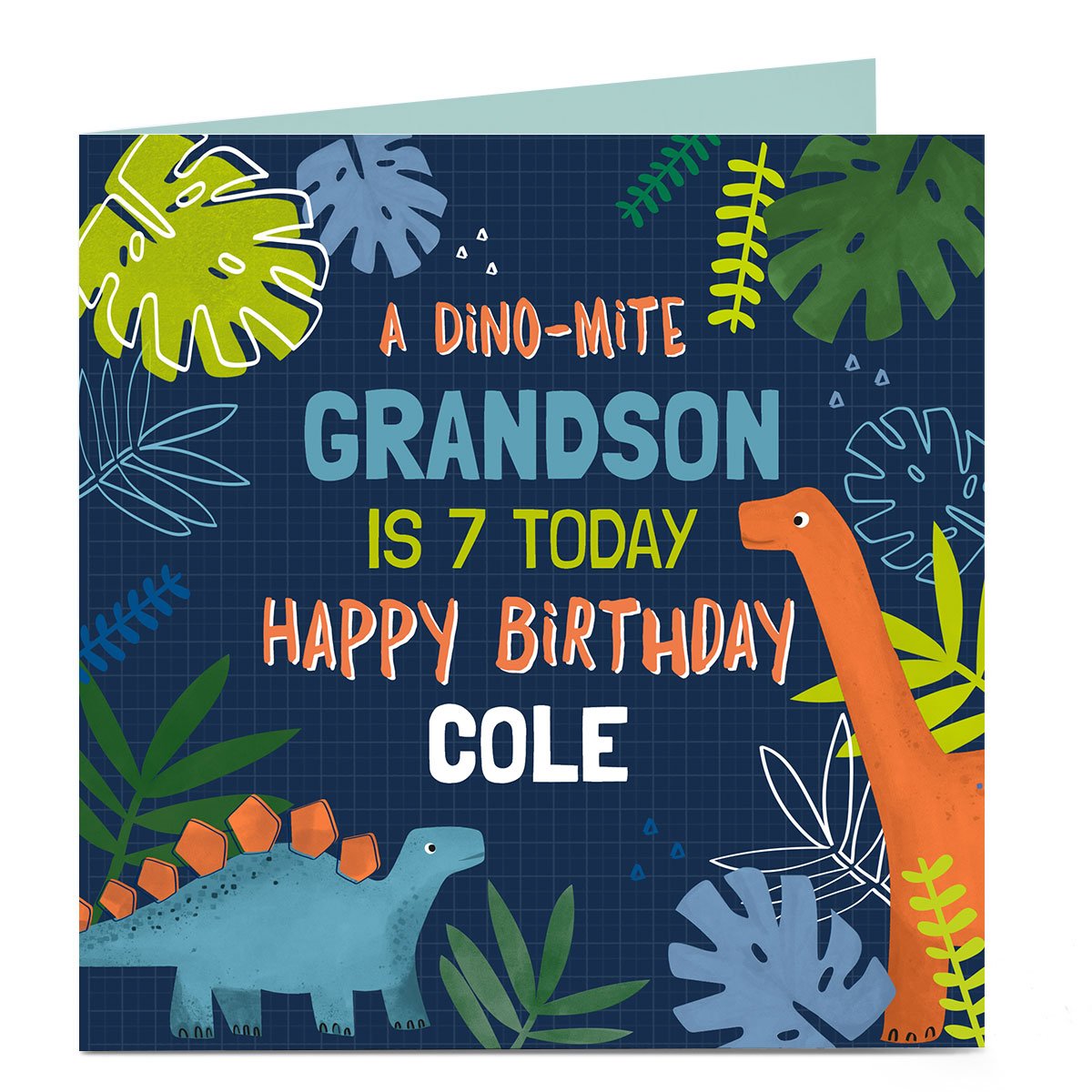 Personalised Birthday Card - Name and Age 