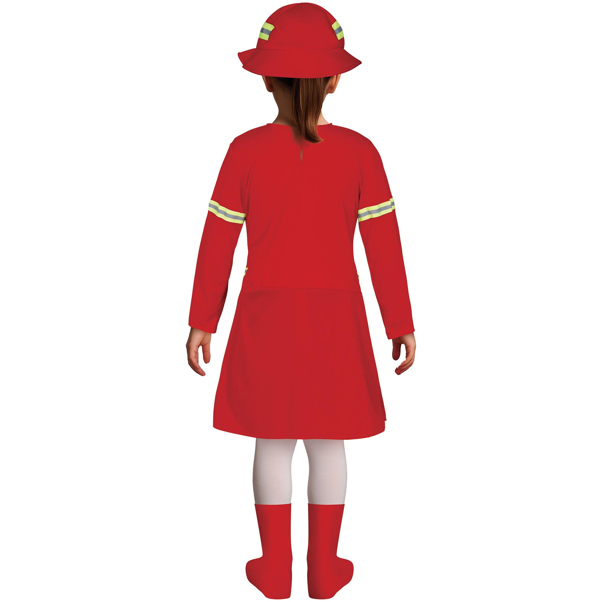 Firefighter Girl Children's Fancy Dress Costume 