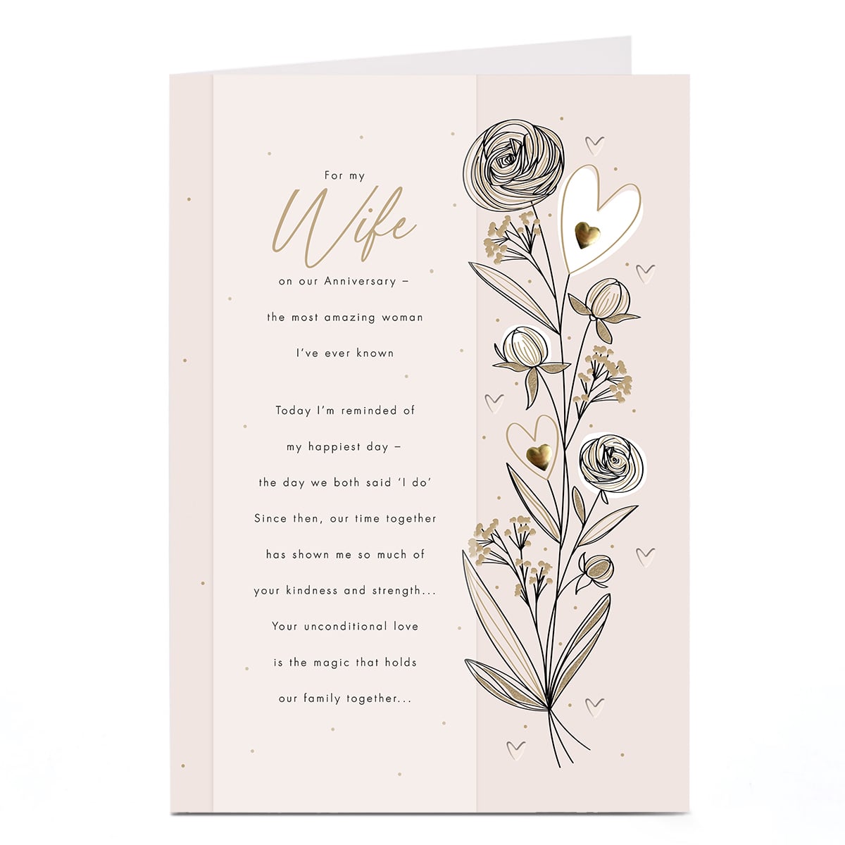 Anniversary Card - The Most Amazing Woman I've Ever Known, Wife