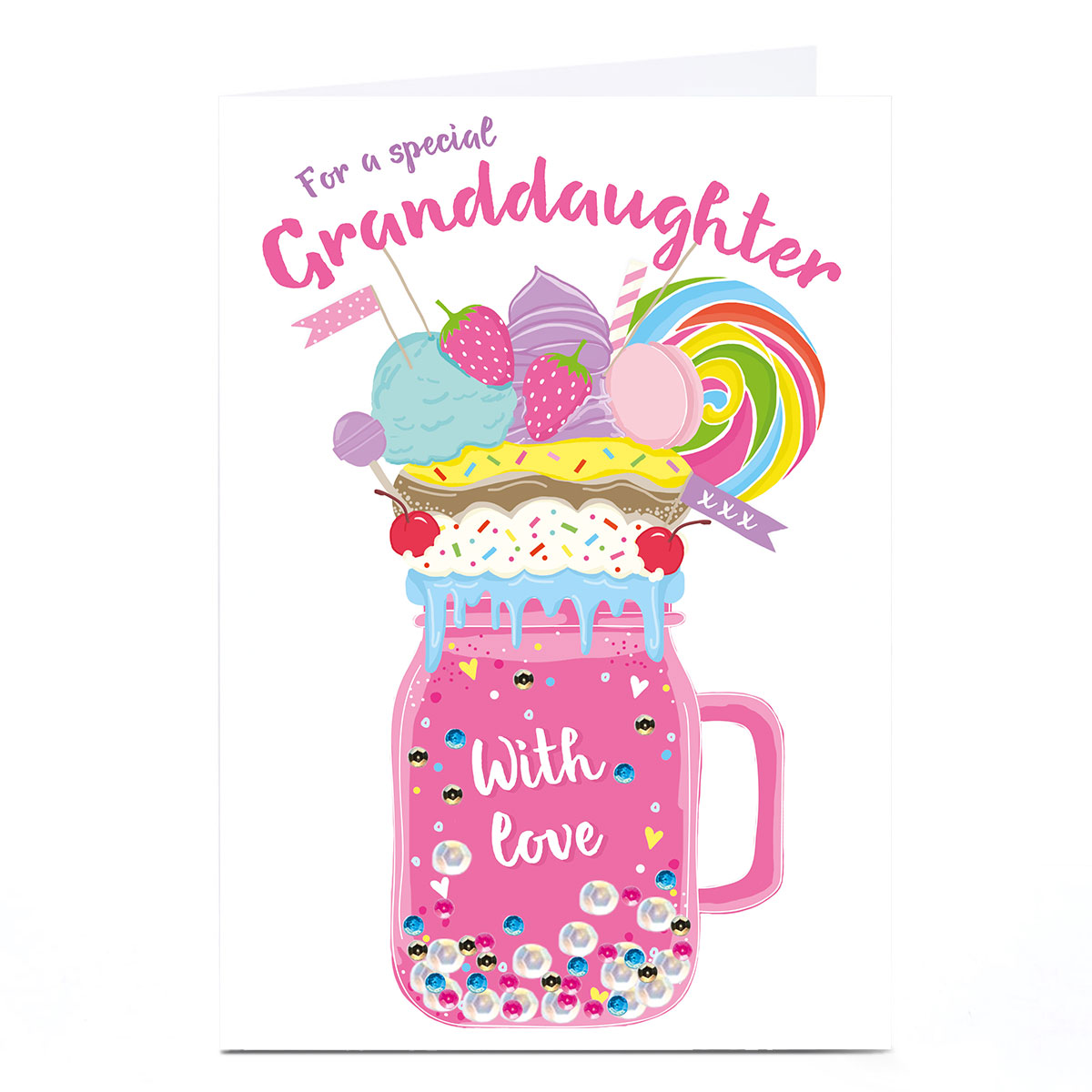 Birthday Card - For A Special Granddaughter