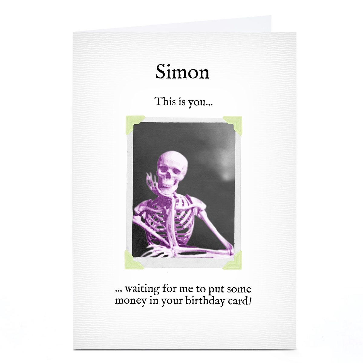 Personalised PG Quips Card - This is you...