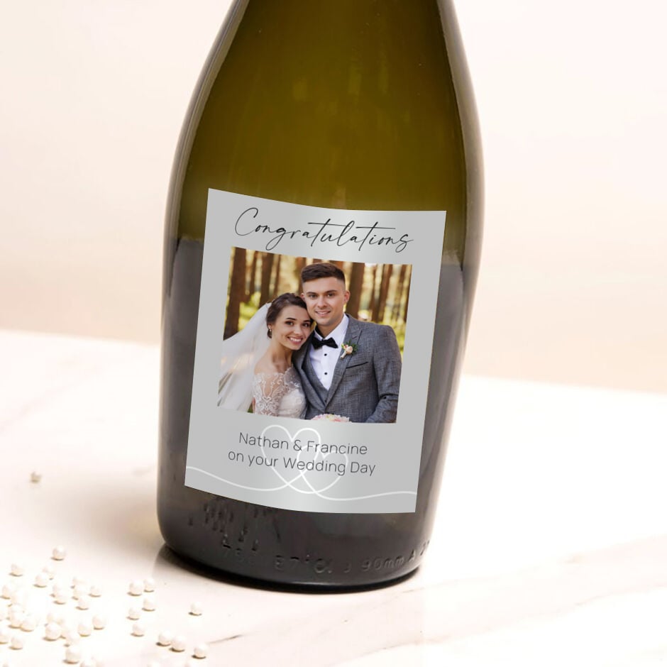 Personalised Congratulations Prosecco - Wedding Celebration